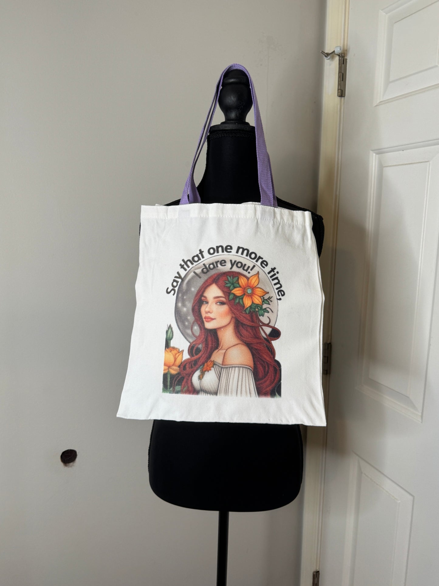 Graphic Canvas Tote Bag