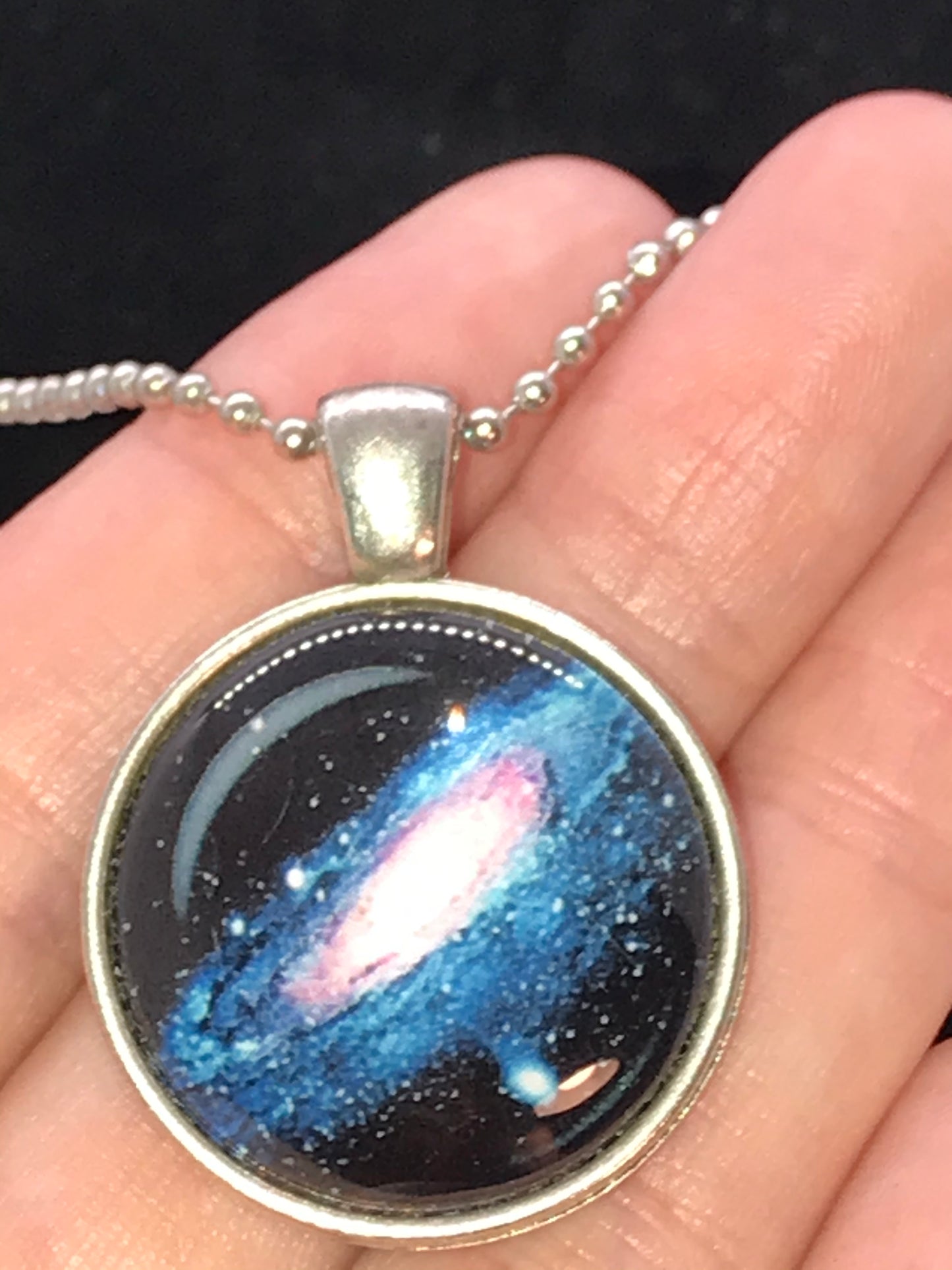 18" Milky Way Ball Chain Necklace