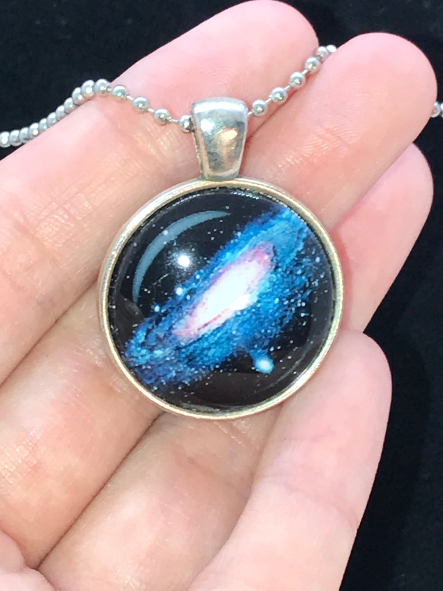 18" Milky Way Ball Chain Necklace
