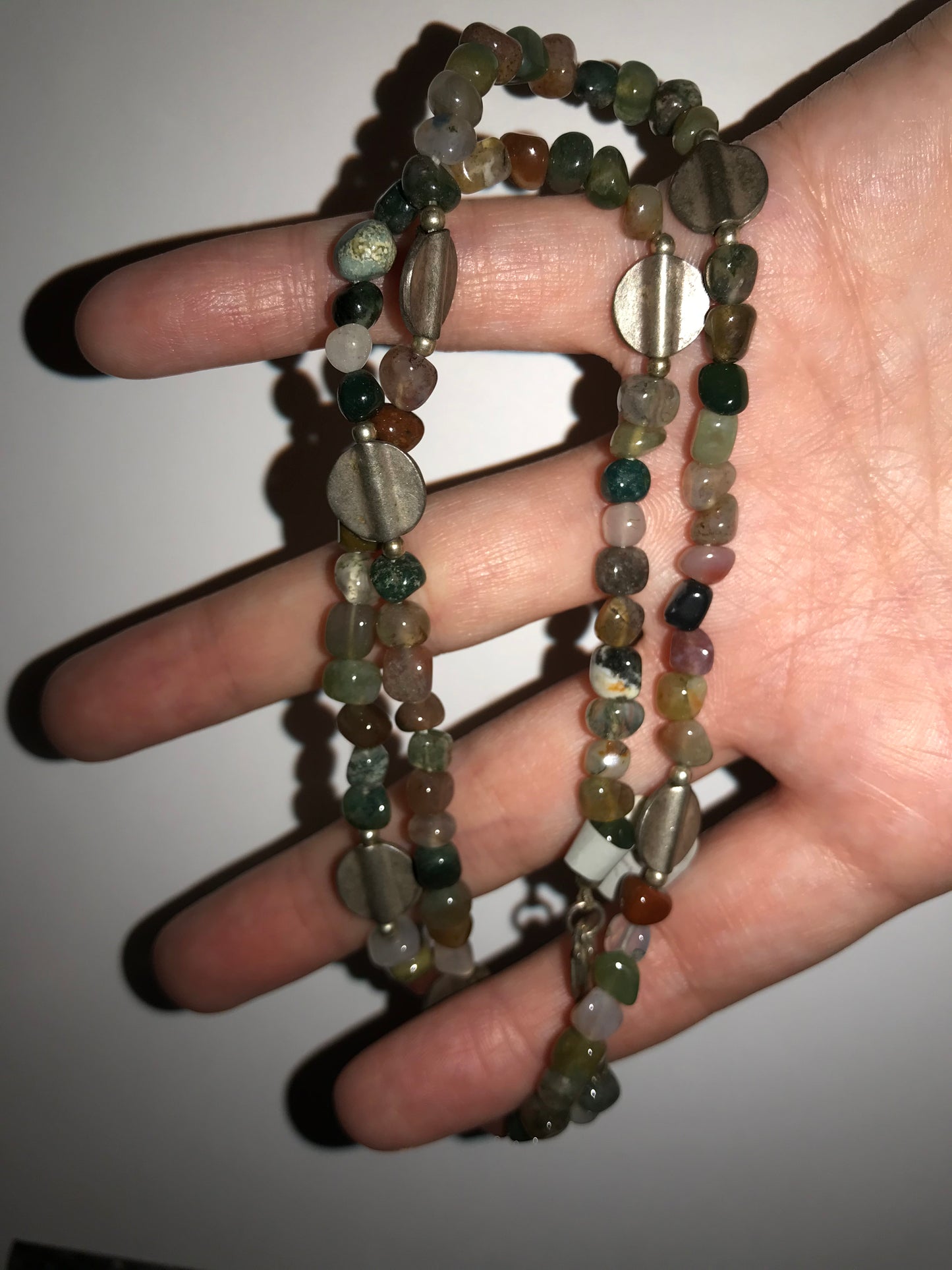 20" Multi-Agate Stone Necklace