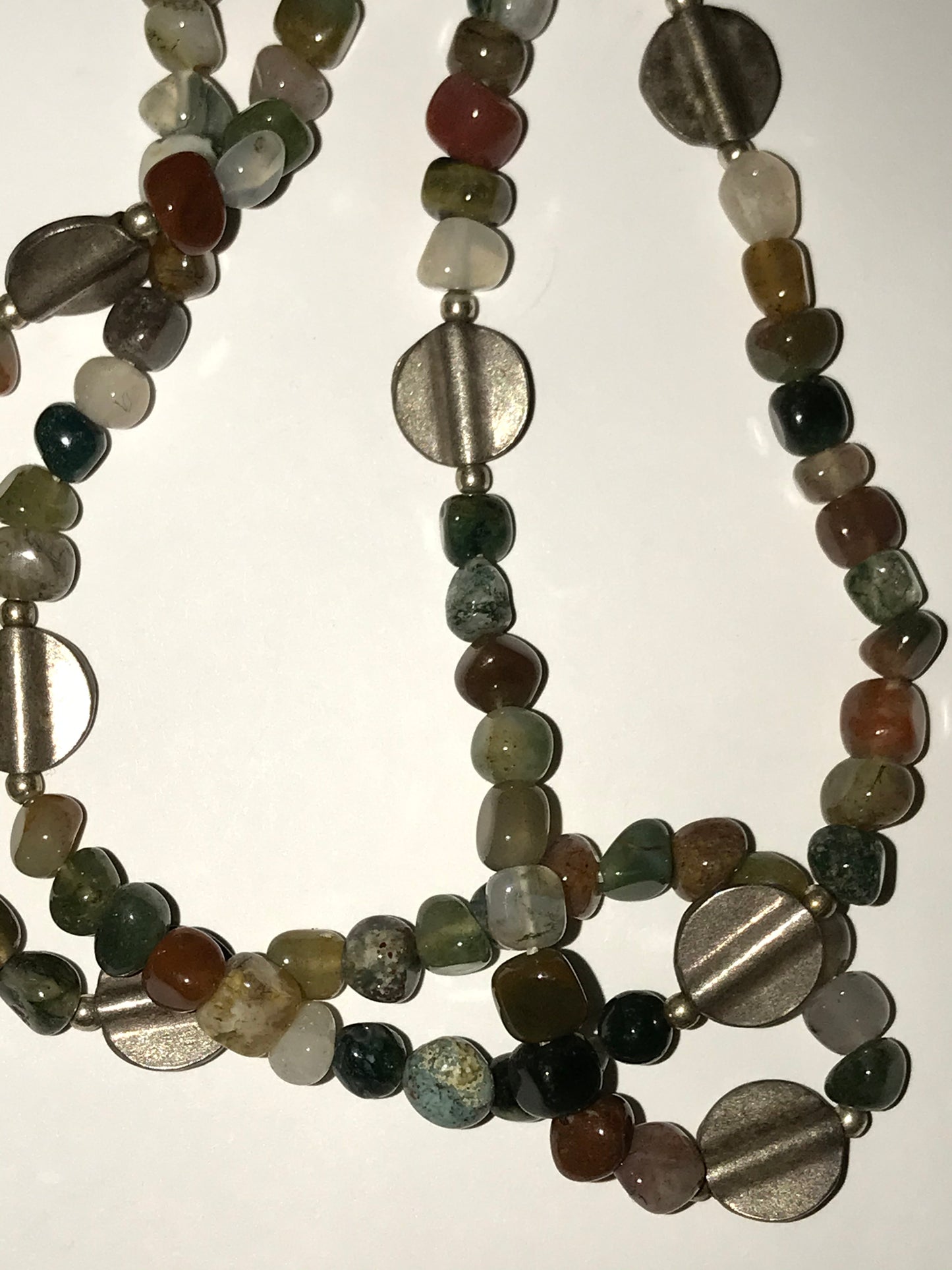 20" Multi-Agate Stone Necklace