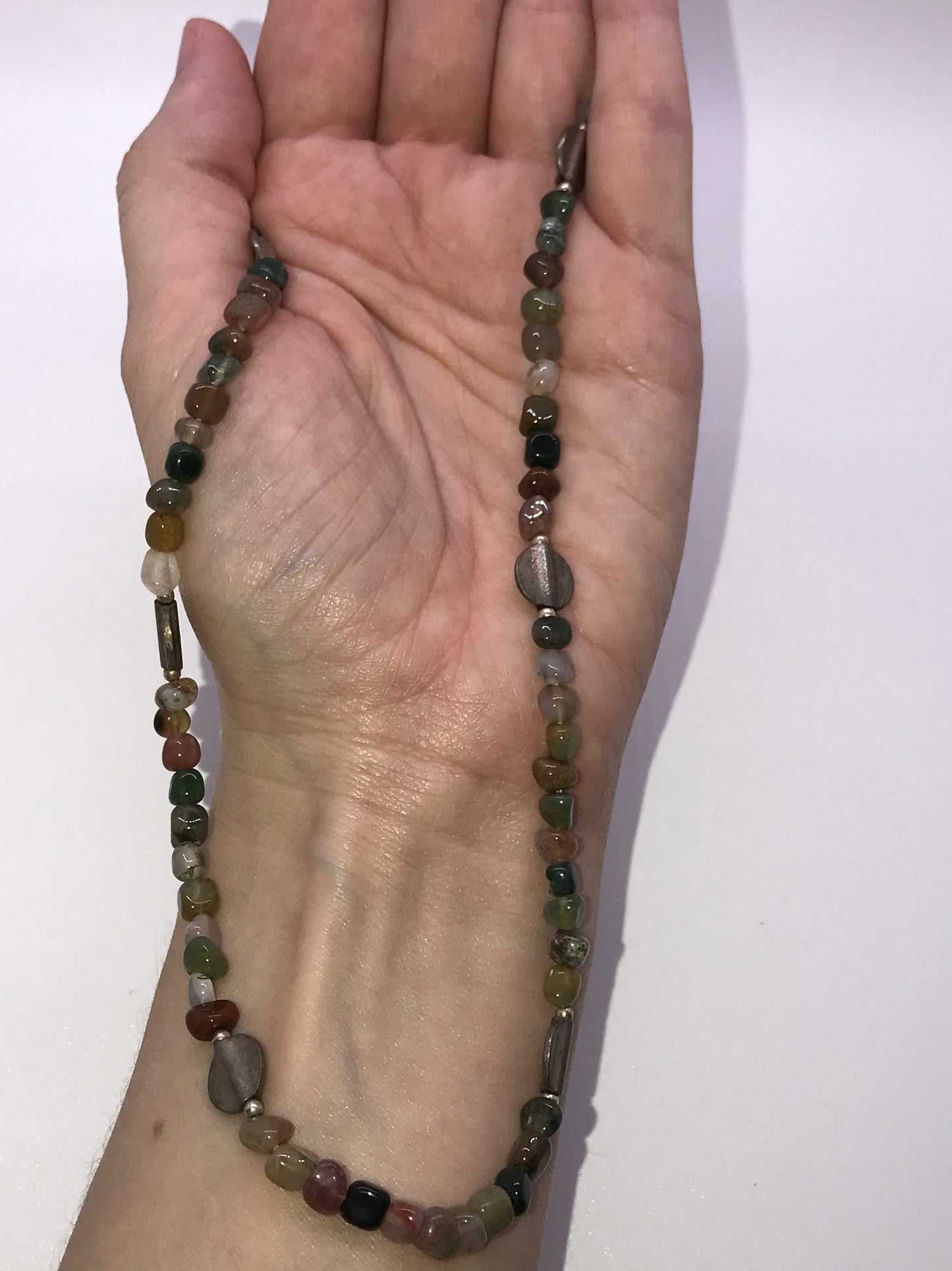 20" Multi-Agate Stone Necklace