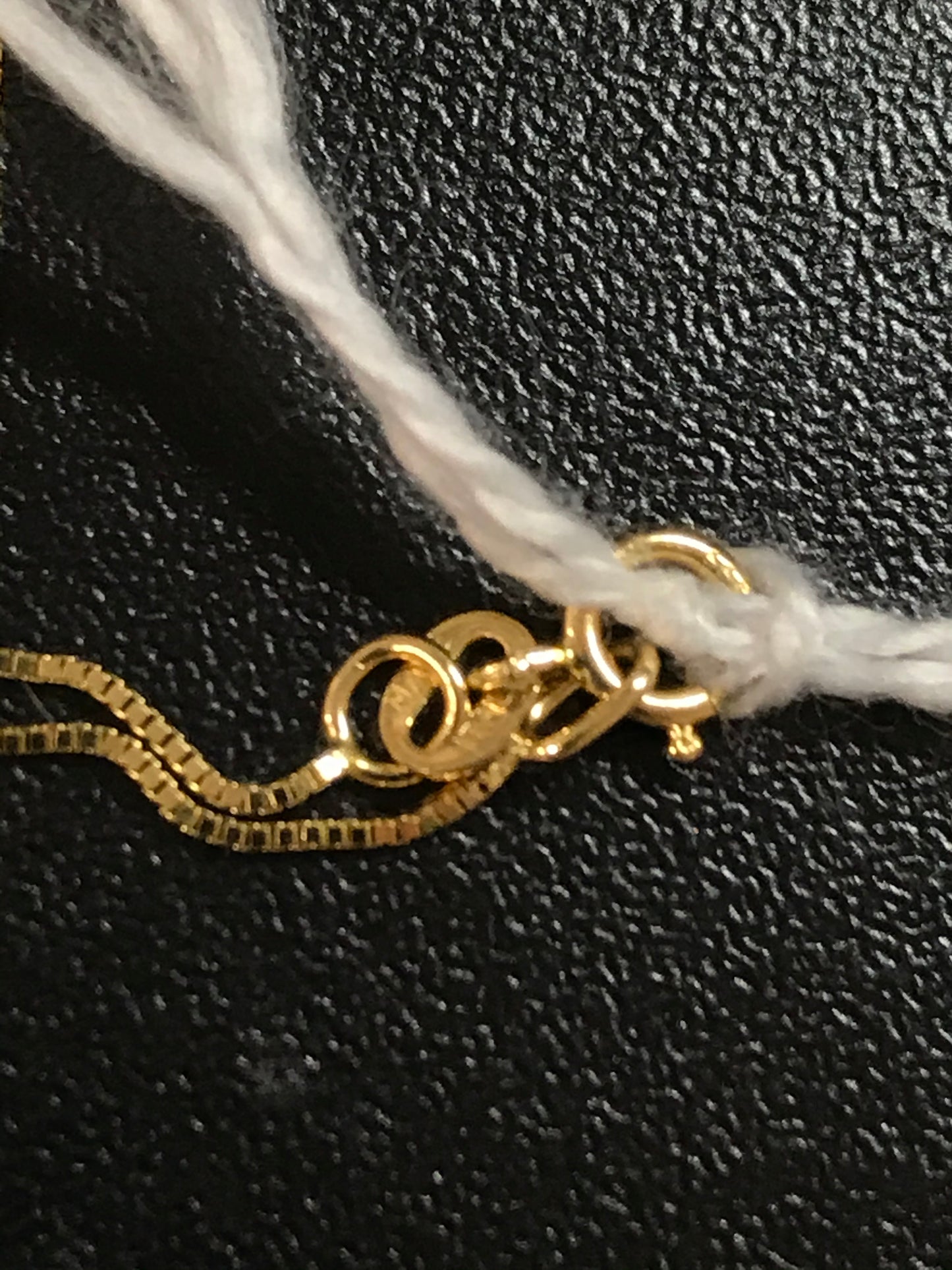 14 Kt Gold .8 Mm Box Chain 20" Long. Solid Gold