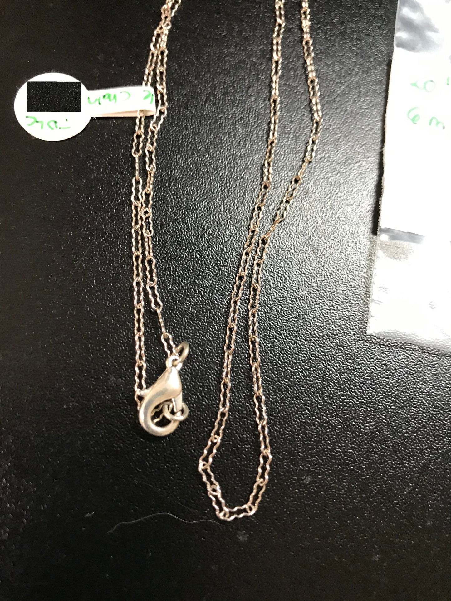 20" Long Sterling Silver 2.2 Mm Krinkle Chain Necklaces