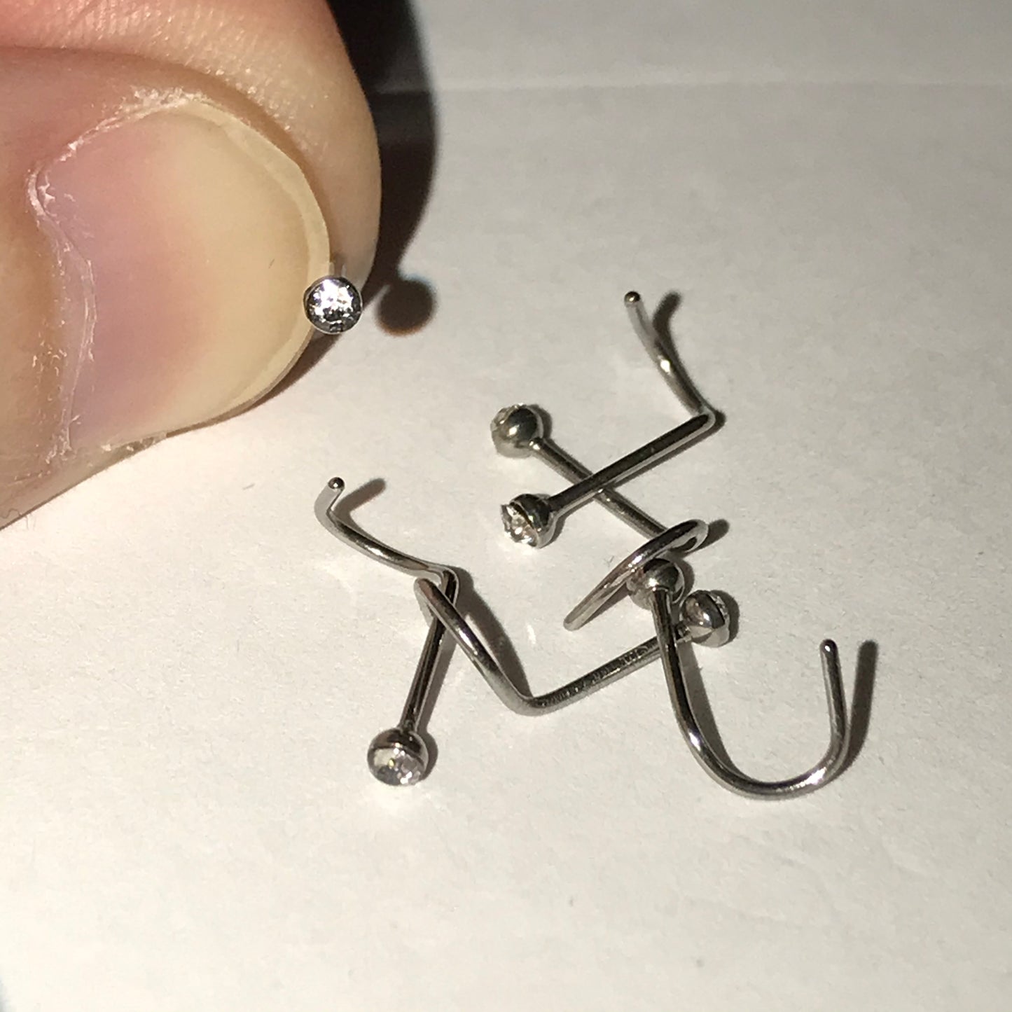 22 Gauge Curved Nose Rings