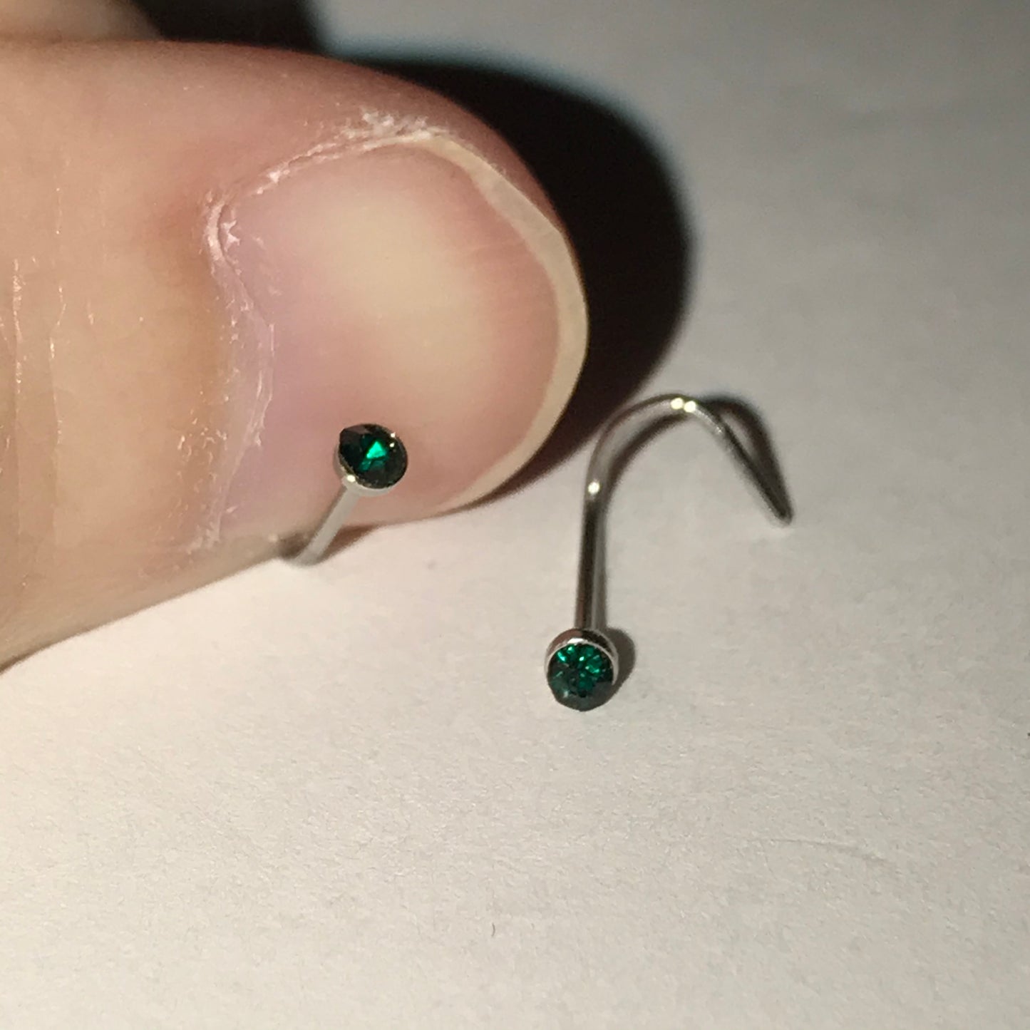 22 Gauge Curved Nose Rings