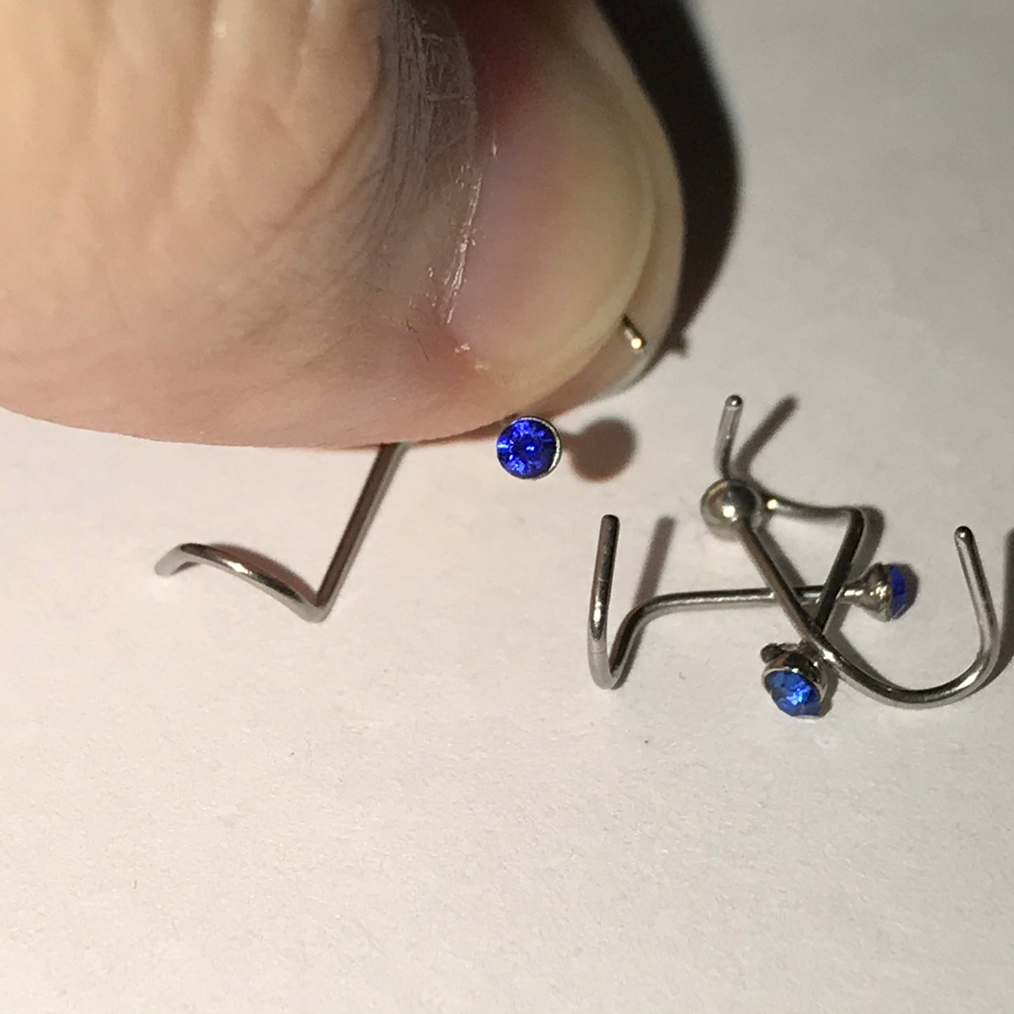 22 Gauge Curved Nose Rings