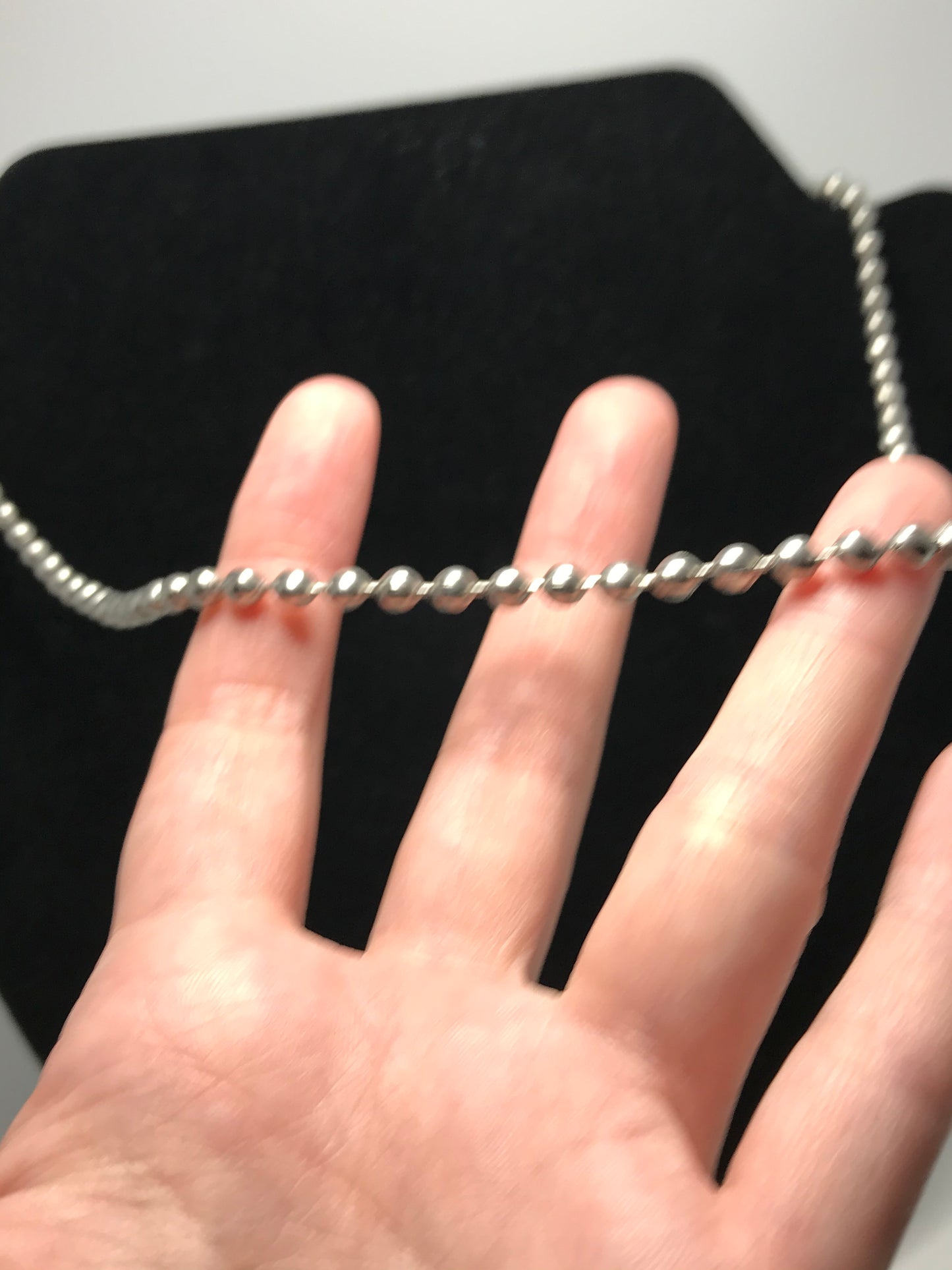 22" 4.4mm Ball Chain Steel Necklace