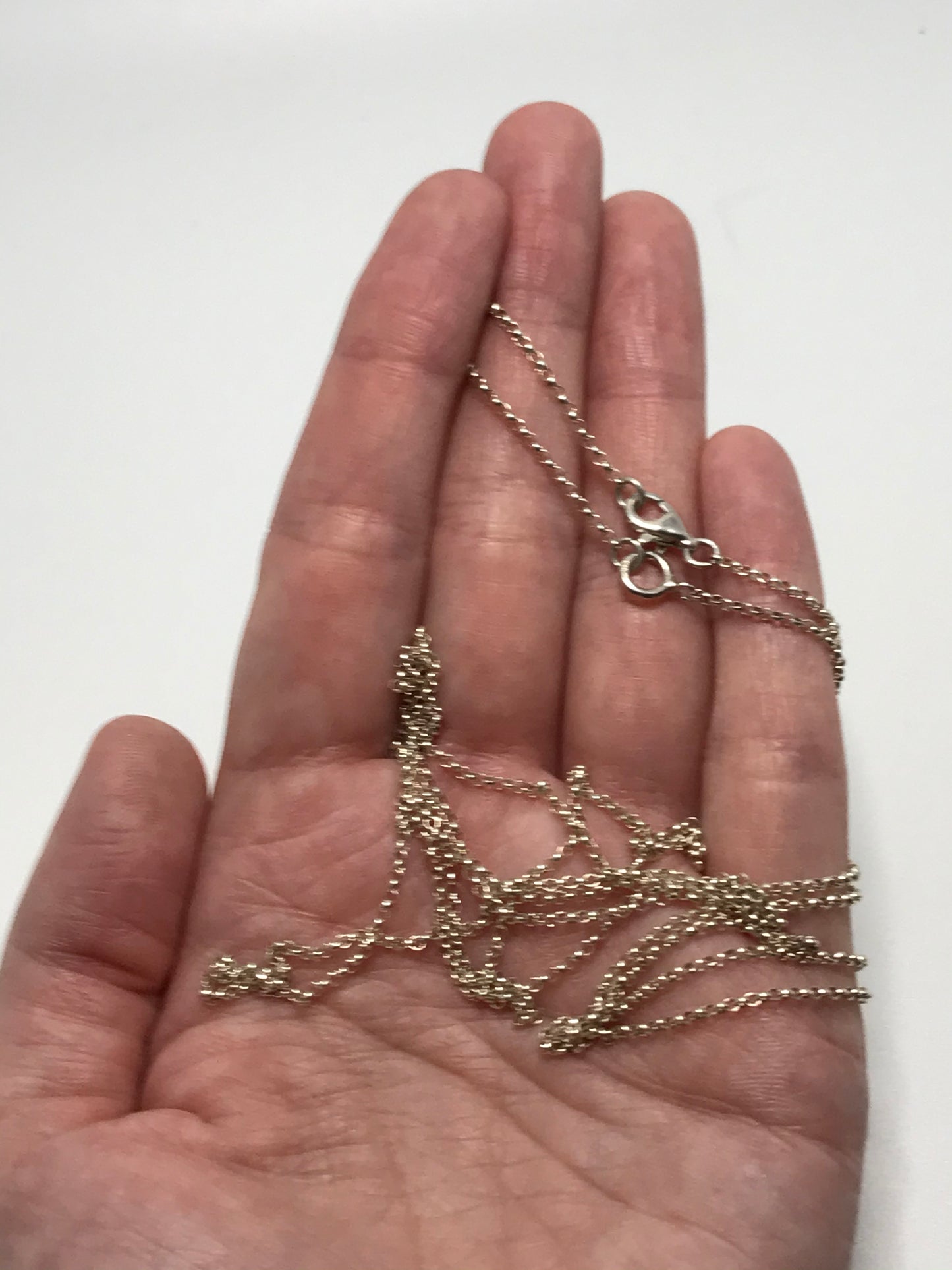 24 1/2" 1.5mm Silver Rolo Necklace