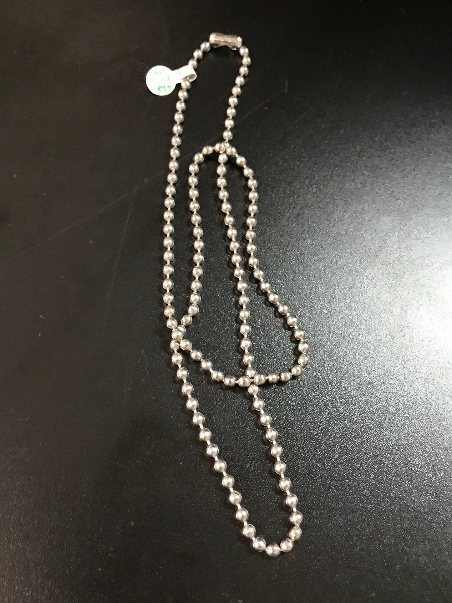 30" 4.4 mm Ball Chain Steel Necklace