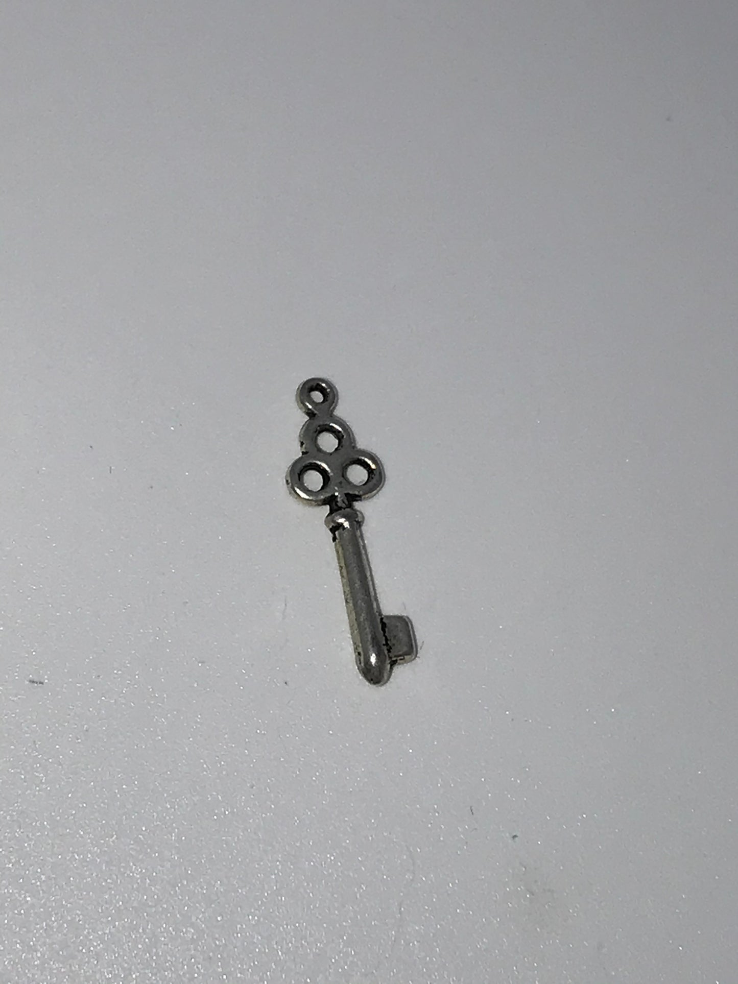 Tiny Cute Pewter Key Charm
