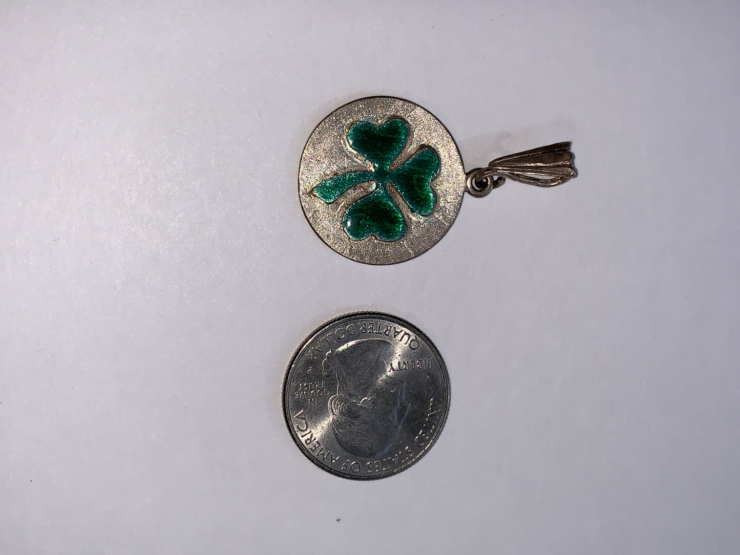 Sterling Silver Shamrock Pendant