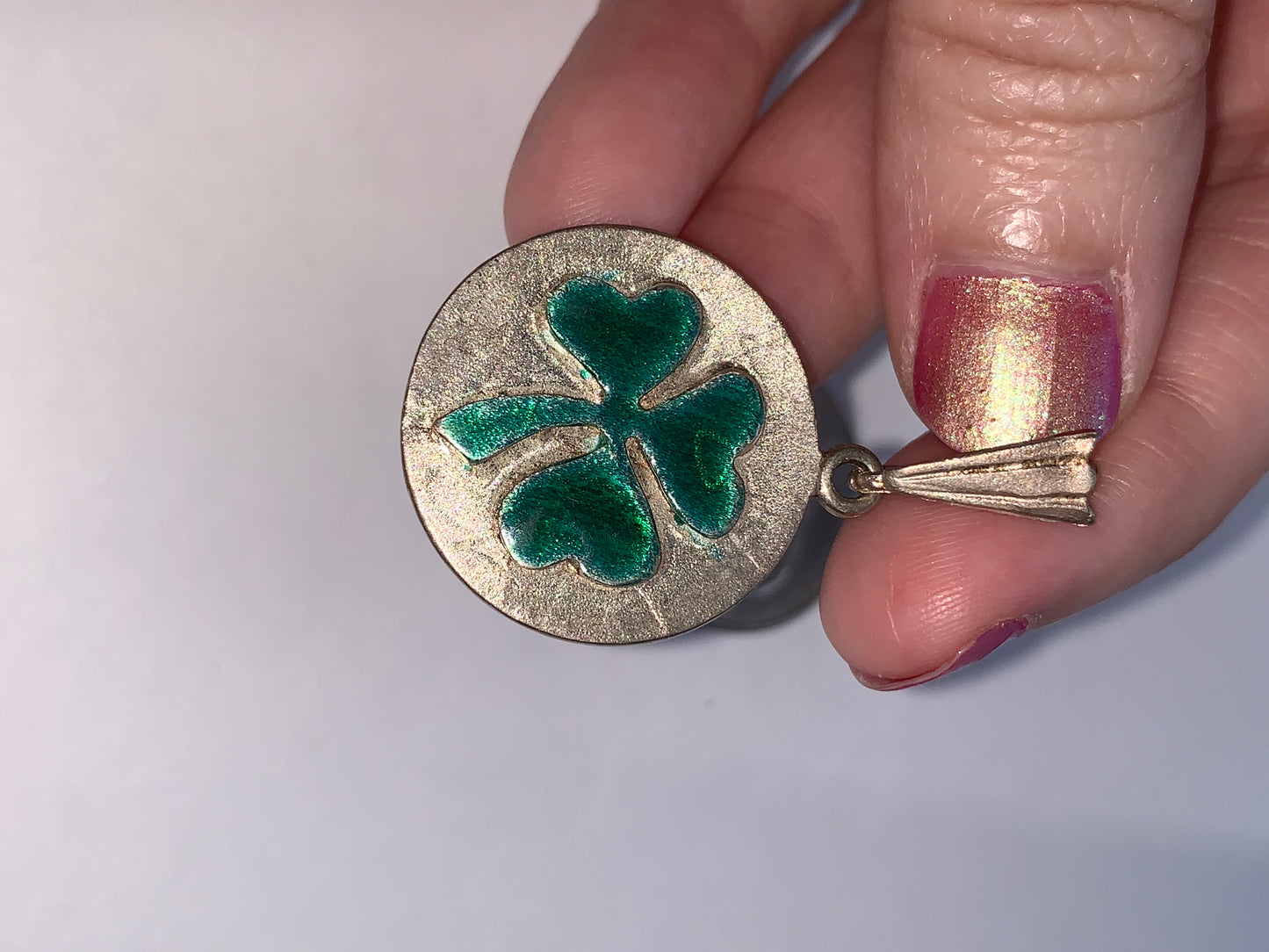 Sterling Silver Shamrock Pendant