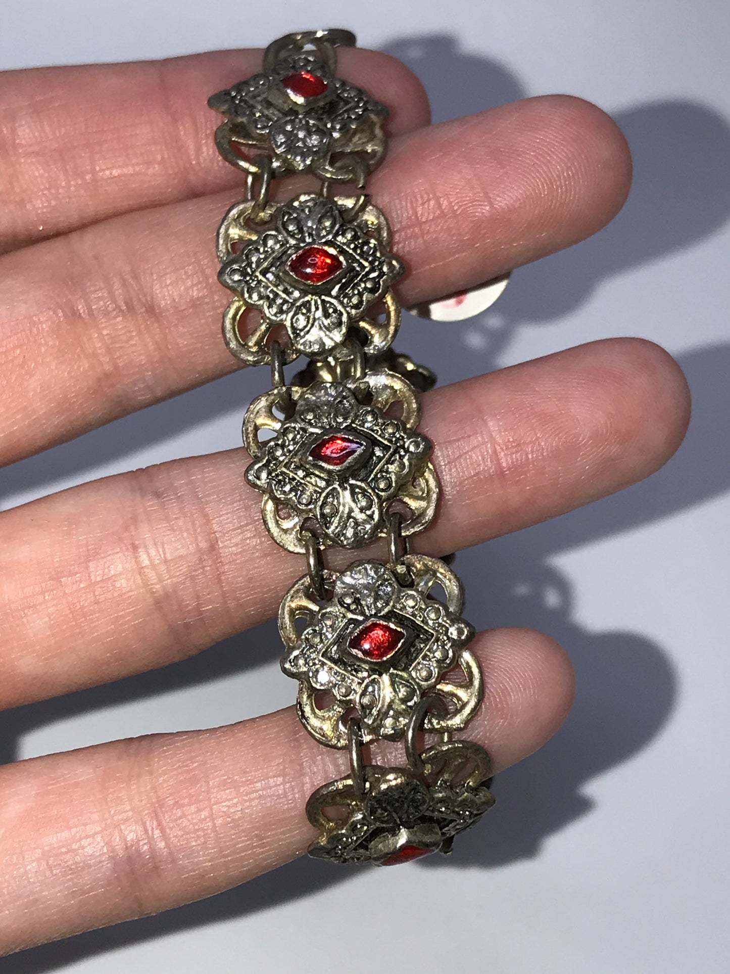 6 1/2" Long Pewter Bracelet