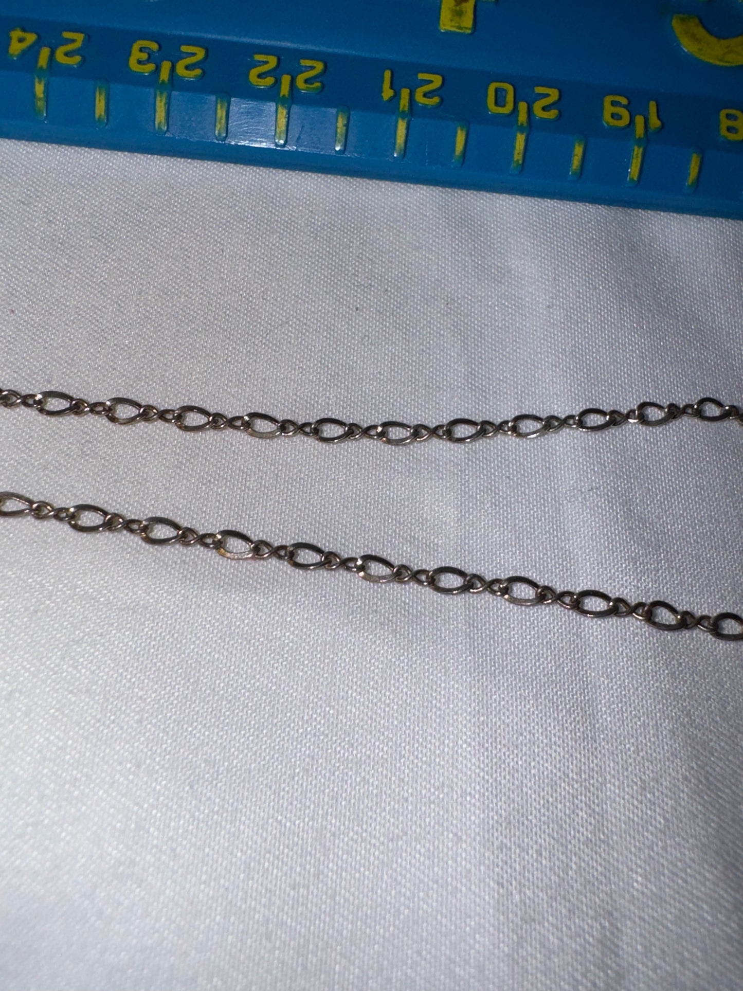 8" Long Sterling Silver Figure 8 Bracelet