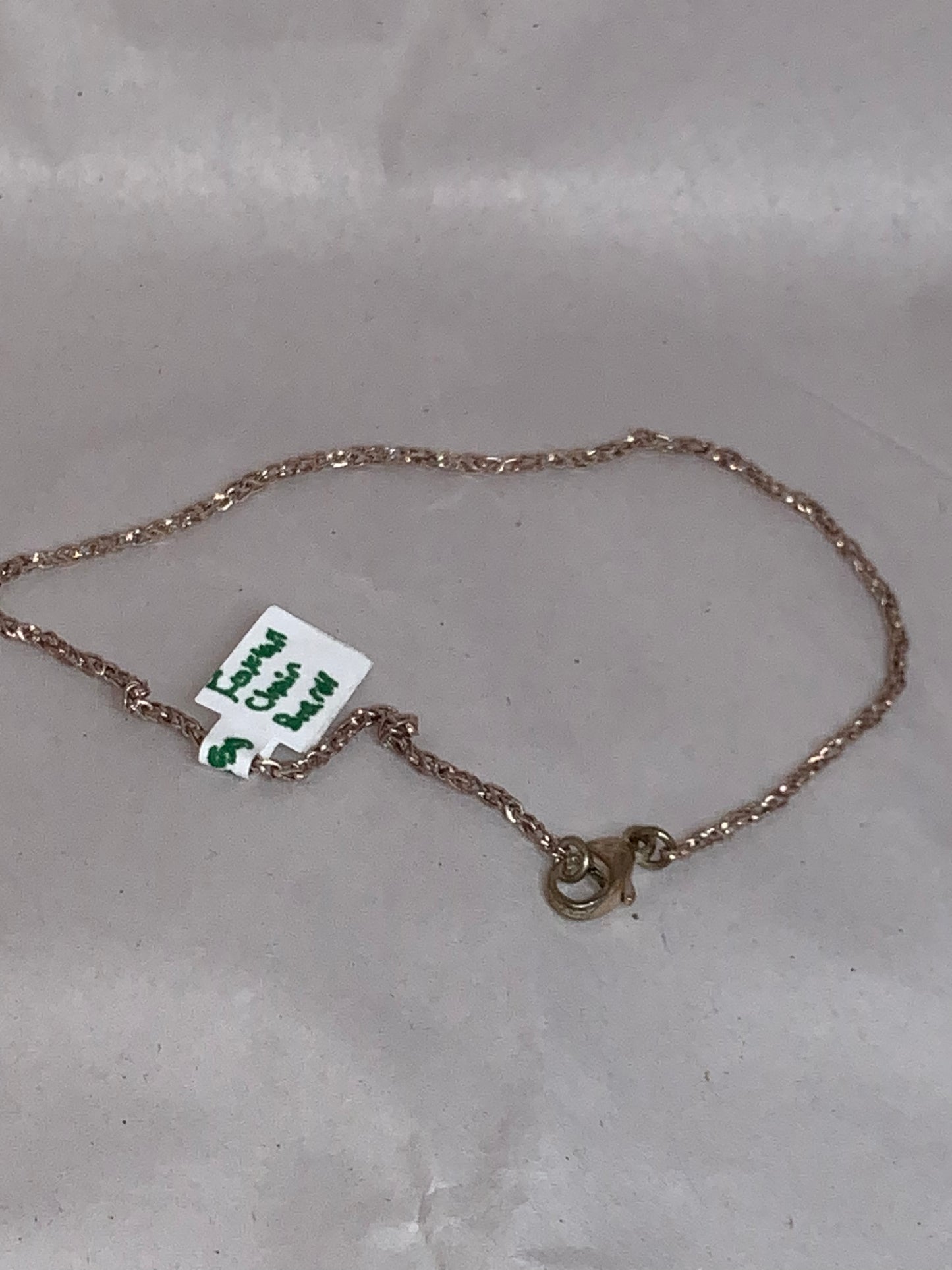 9 1/2" Sterling Silver Foxtail Anklet or Bracelet