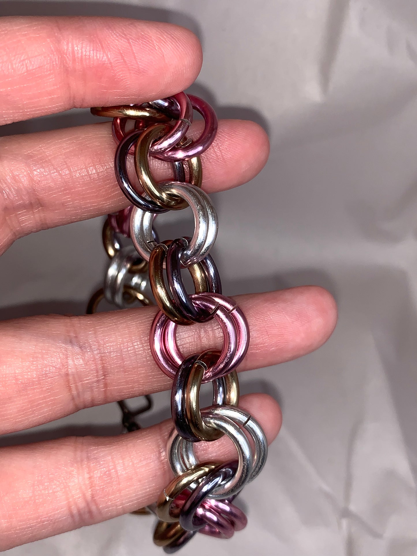 9 1/4" Long Chainmail Bracelet