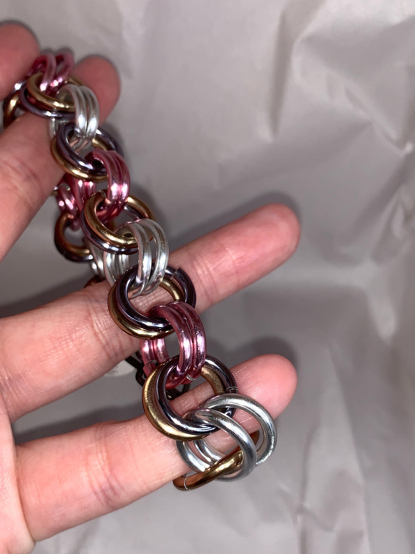 9 1/4" Long Chainmail Bracelet