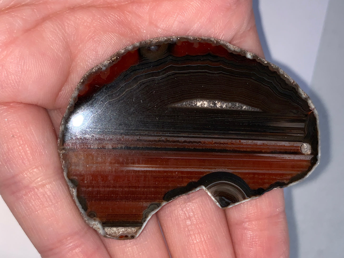 Agate Geode Slice Focal