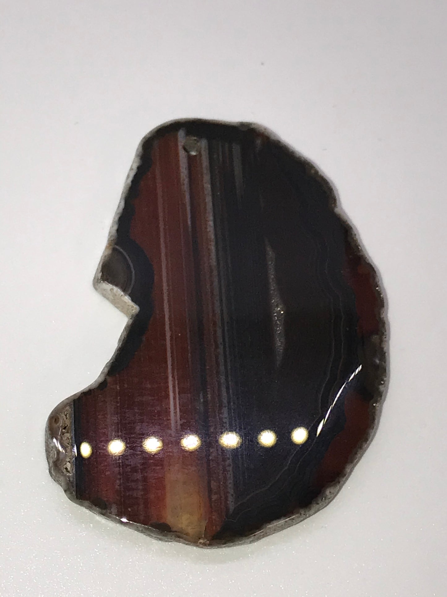 Agate Geode Slice Focal