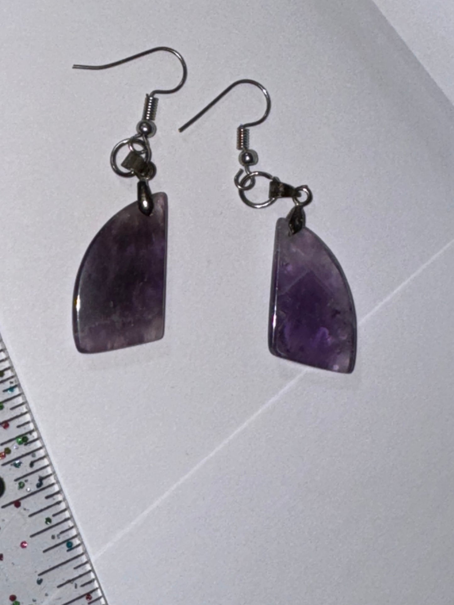 Amethyst Dangle Earrings