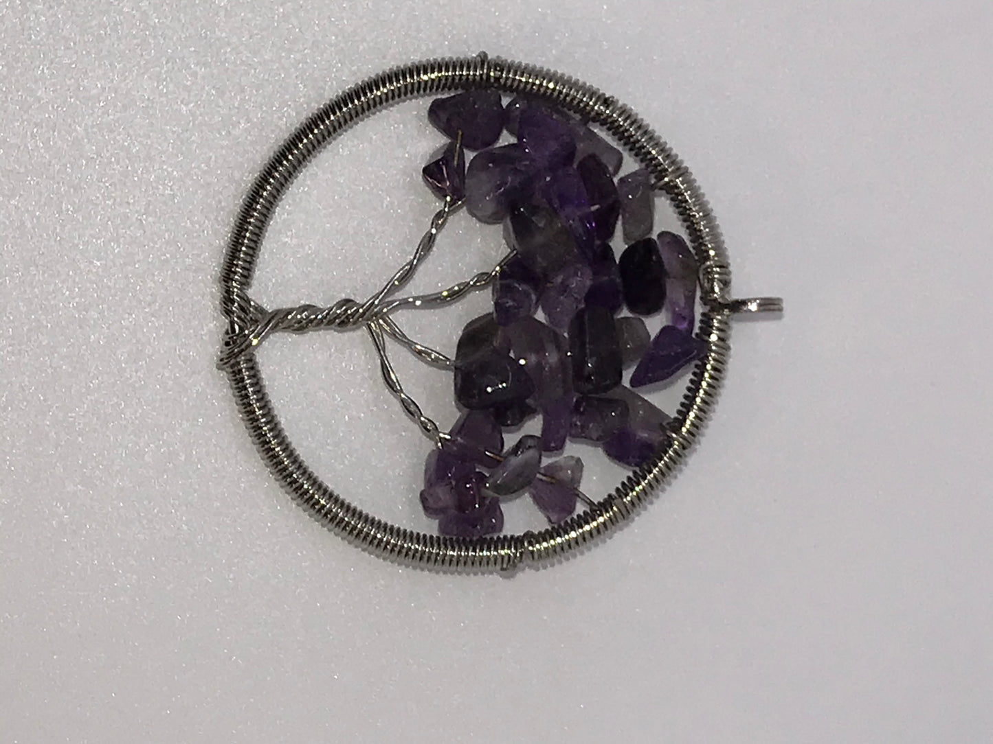 Amethyst Tree of Life Pendant
