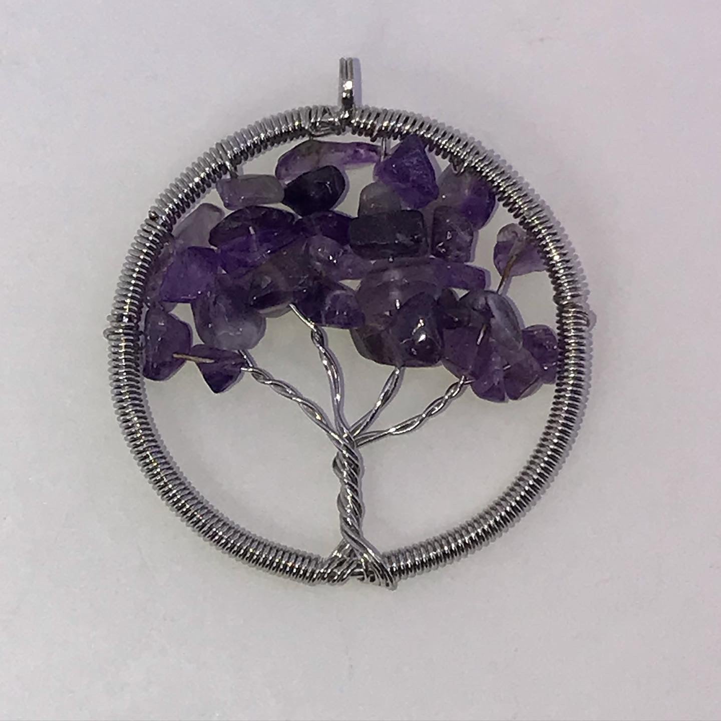 Amethyst Tree of Life Pendant