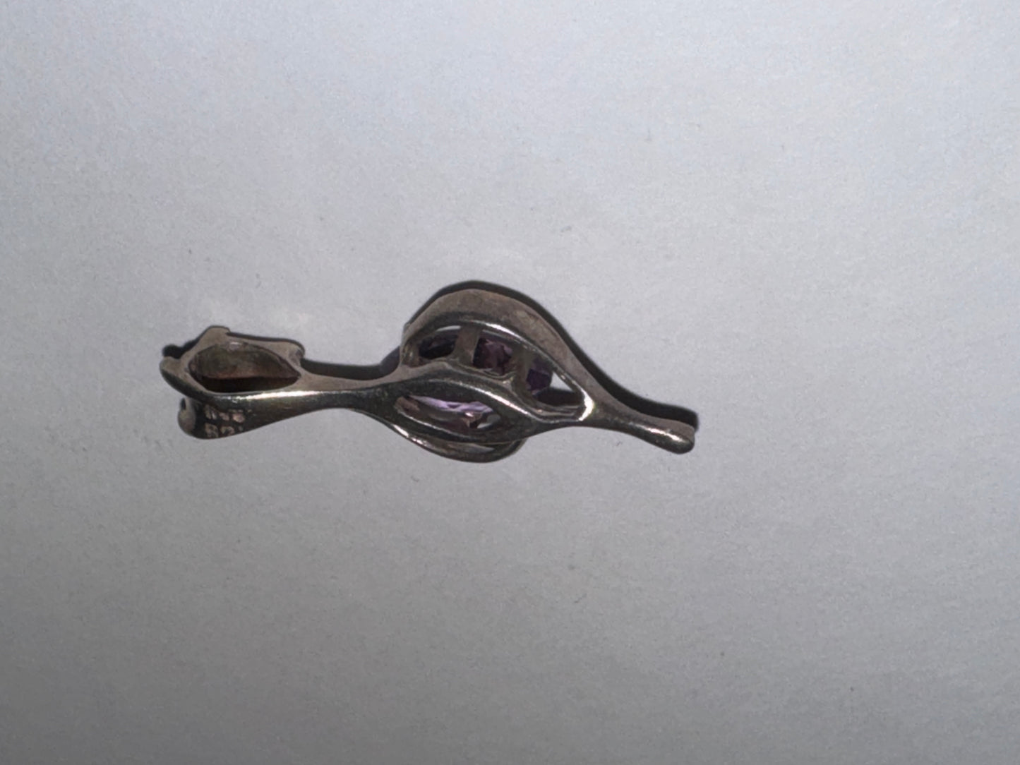 Sterling Silver And Amethyst Pendant