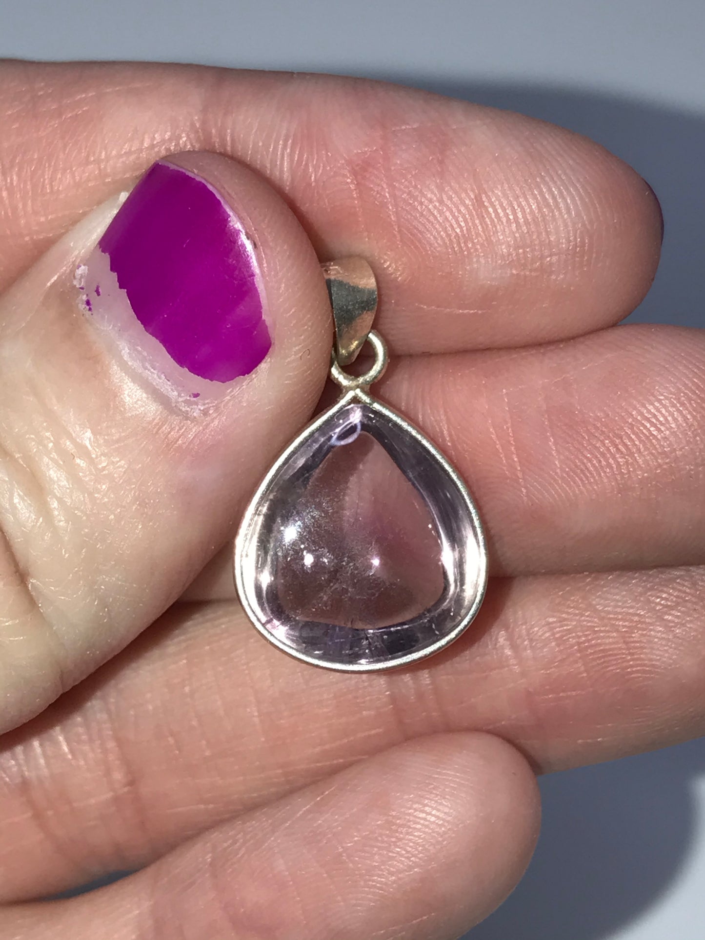 Sterling Silver Amethyst Pendant