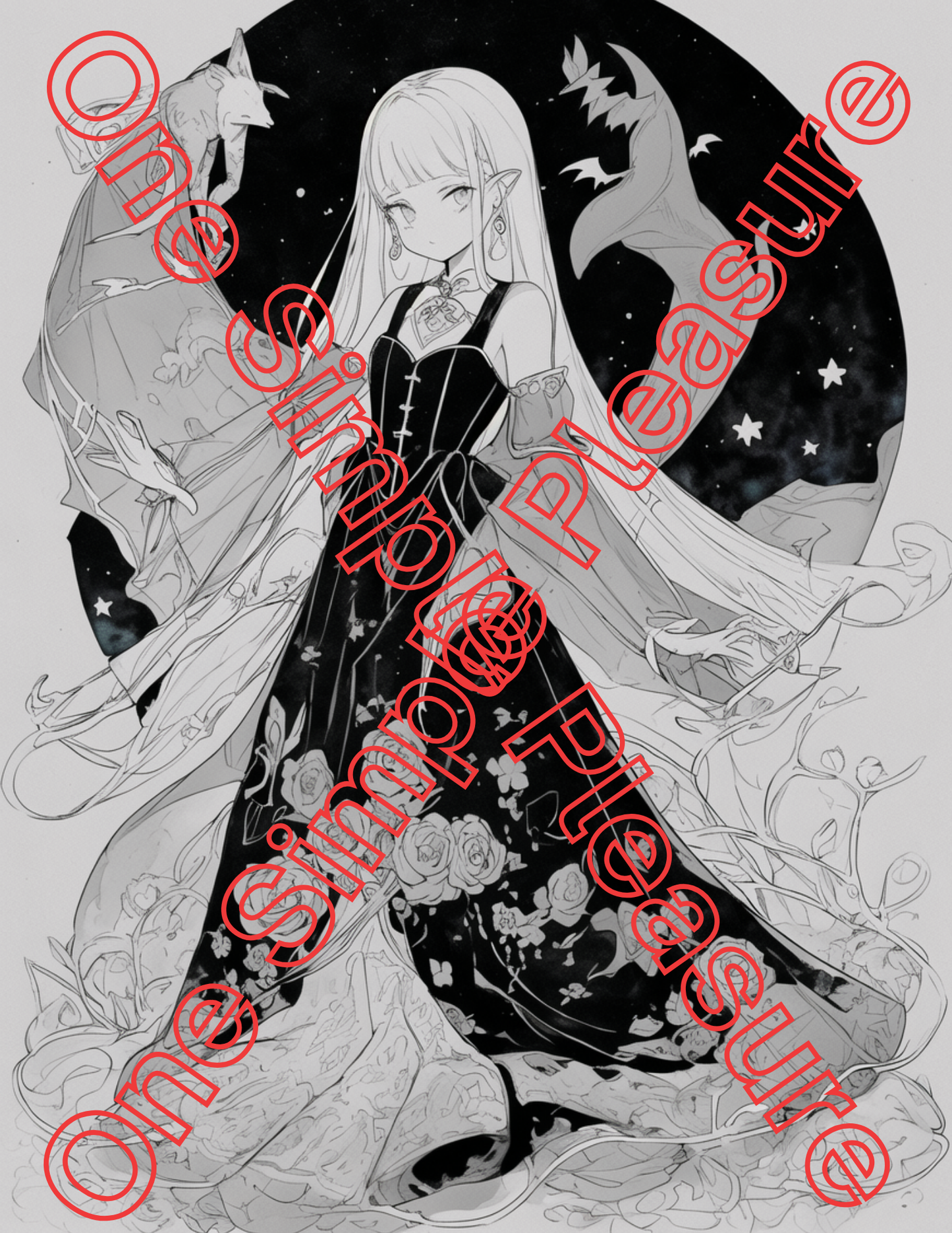 Witch and Halloween Coloring Pages, 33 pages