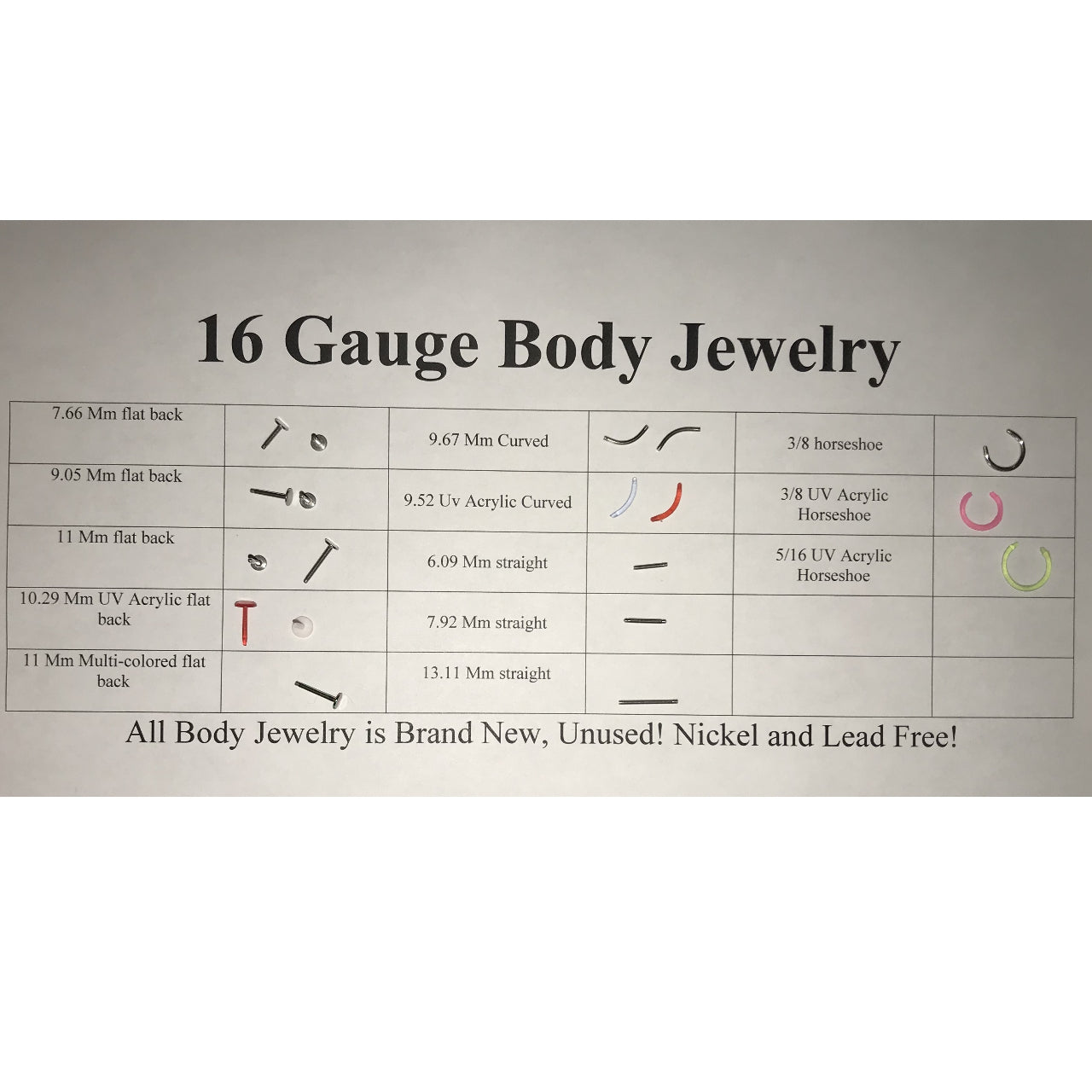 16 Gauge Hot pink, Orange, & White Pot Leaf