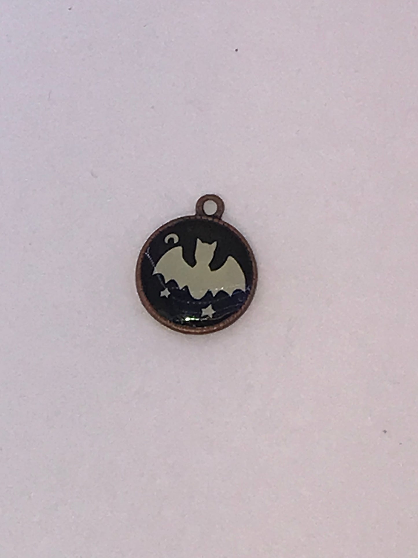 Cute Brass Bat Pendant Charm