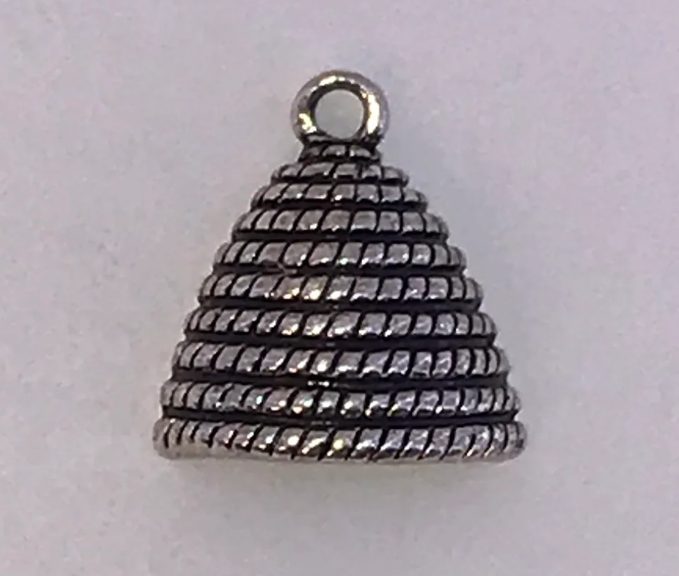 Pewter Beehive Charm