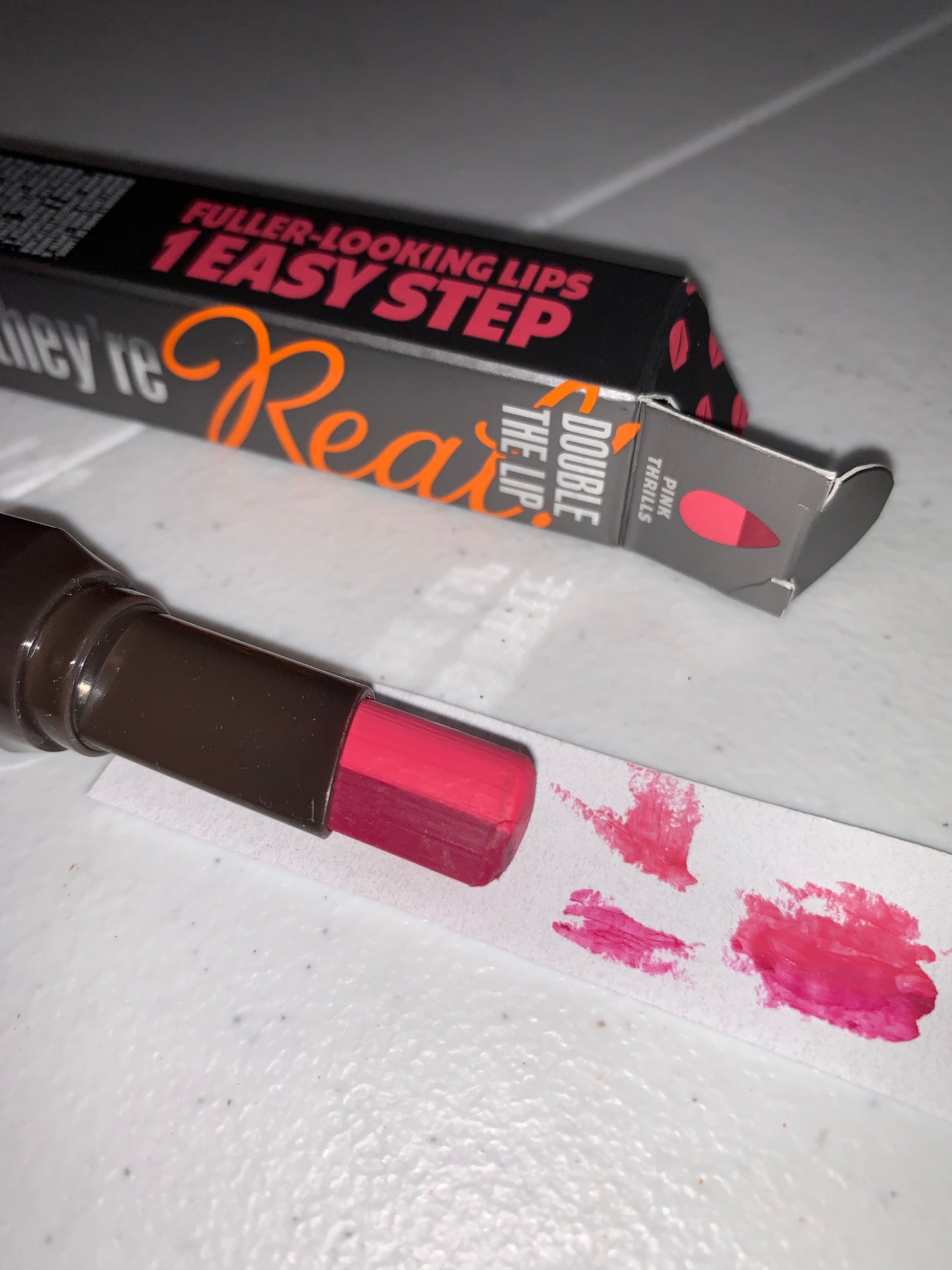 Benefit They're Real! Double The Lip Lipstick & Liner in One in Pink Thrills