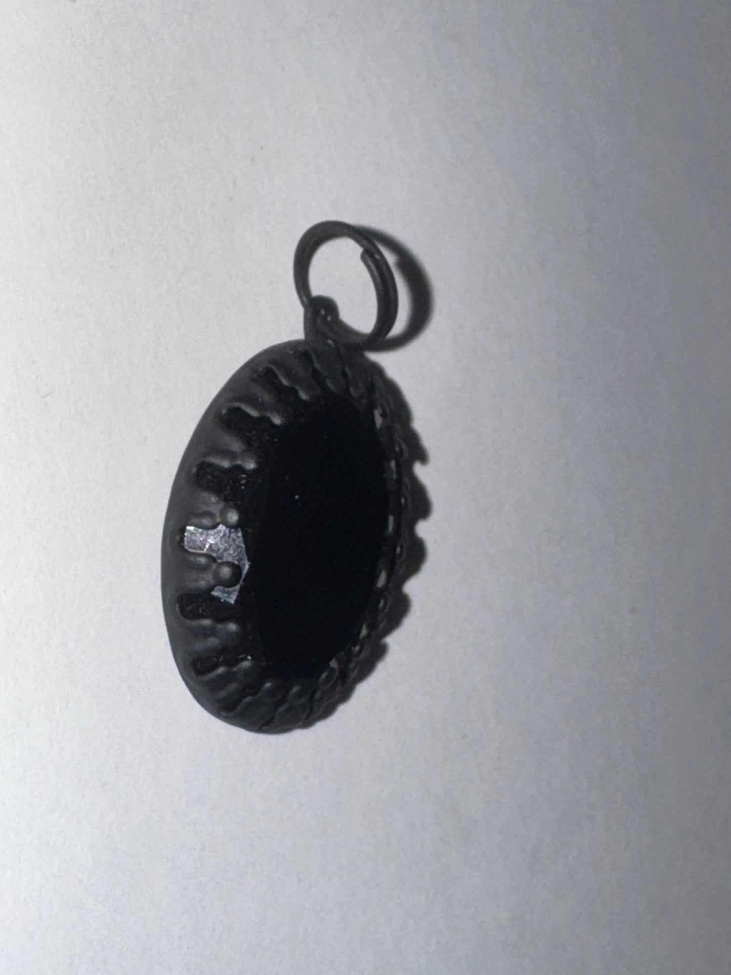 Black Oval Pendant