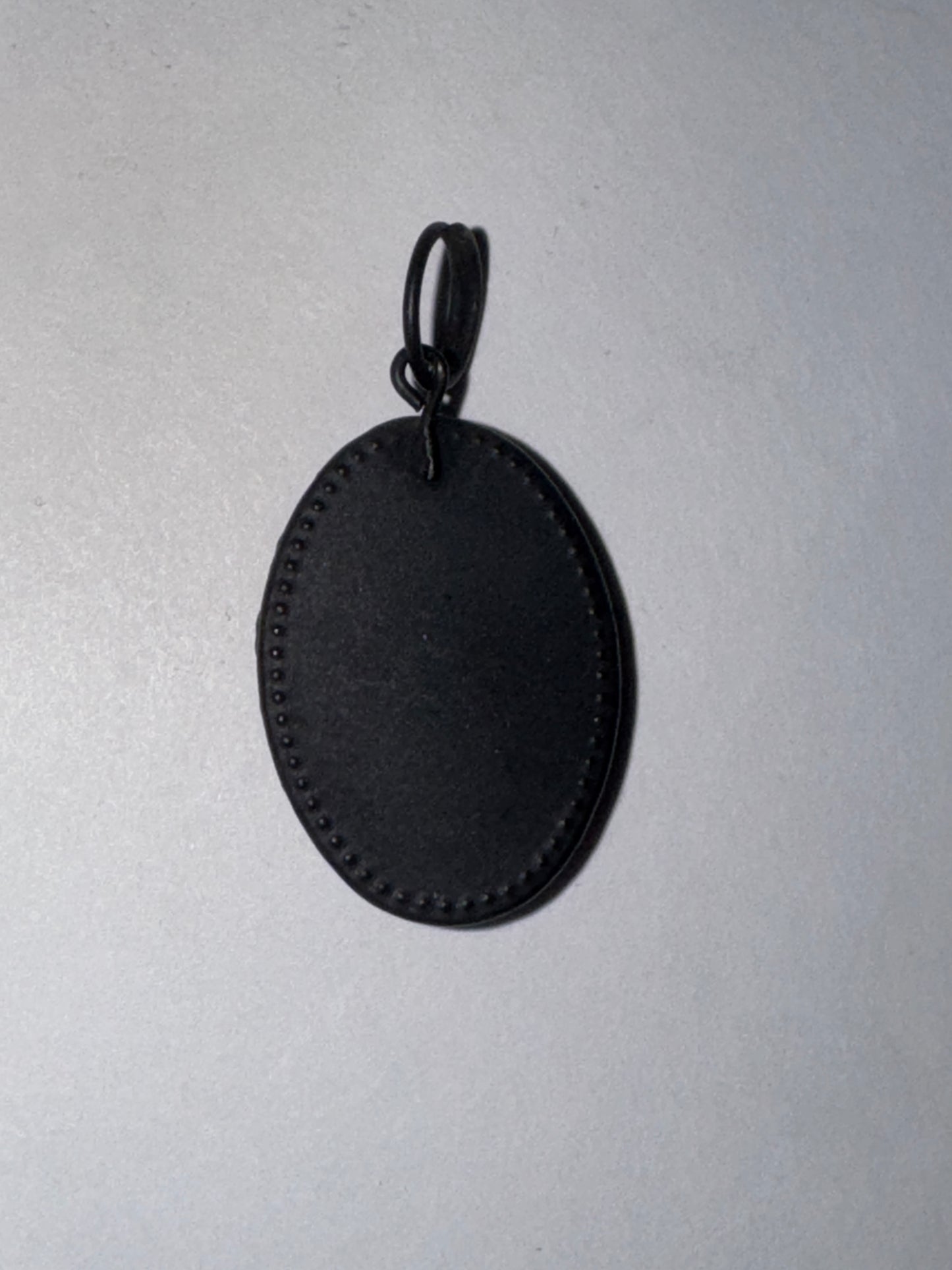Black Oval Pendant