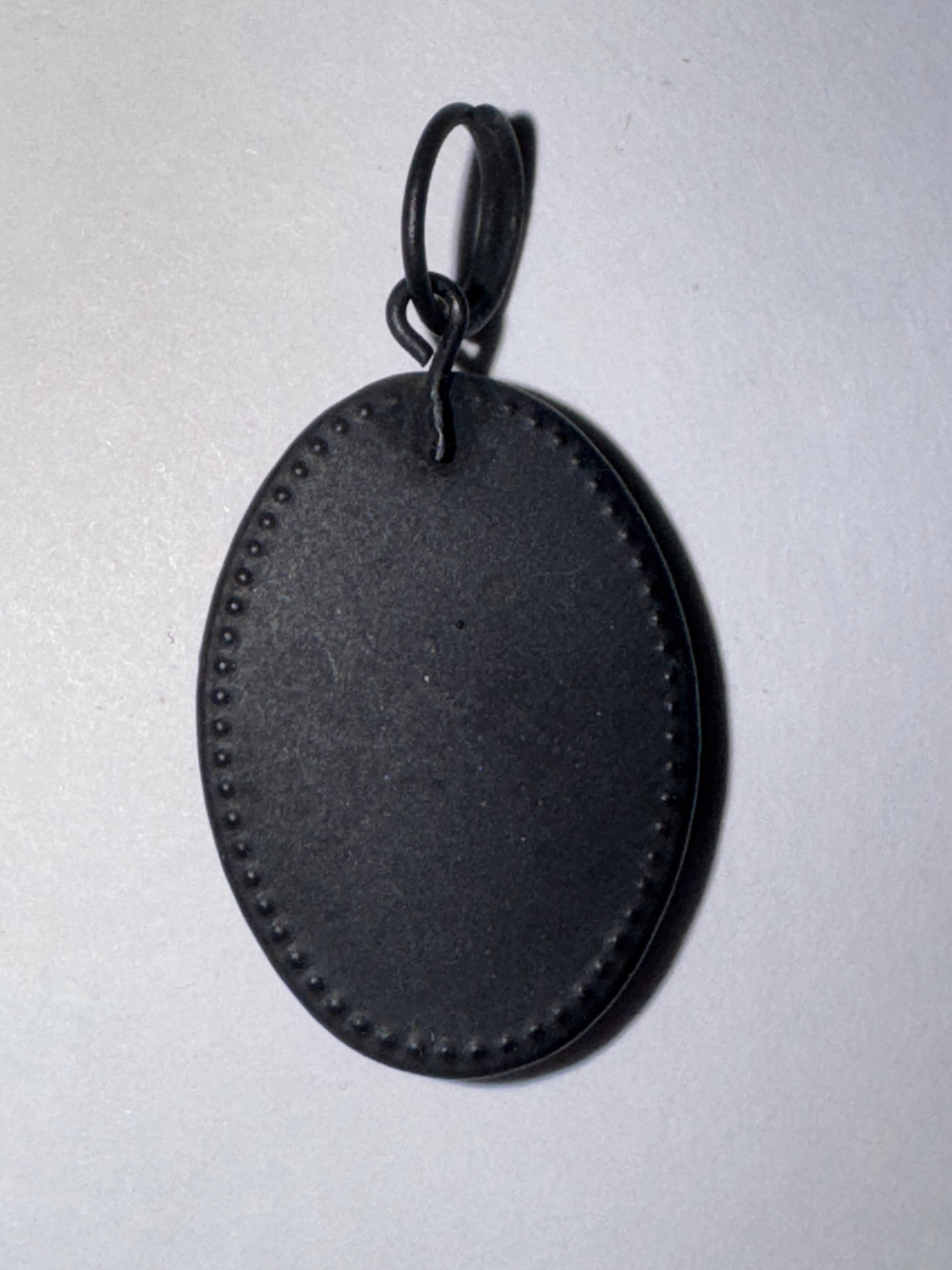 Black Oval Pendant