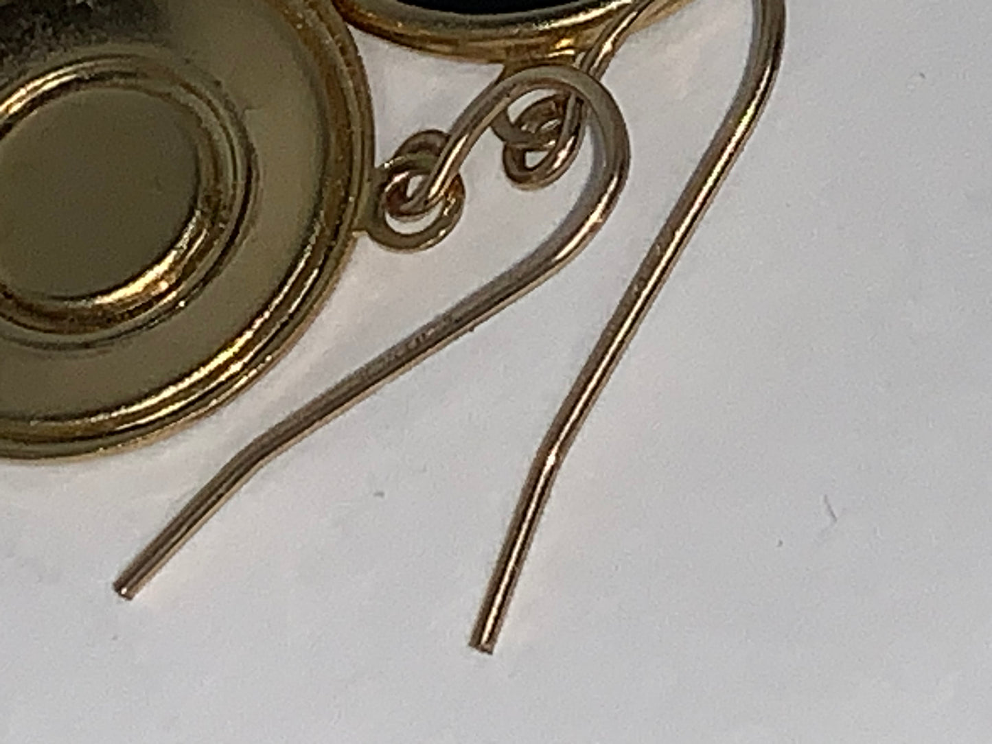 1/20 14Kt Gold Dangle Earrings