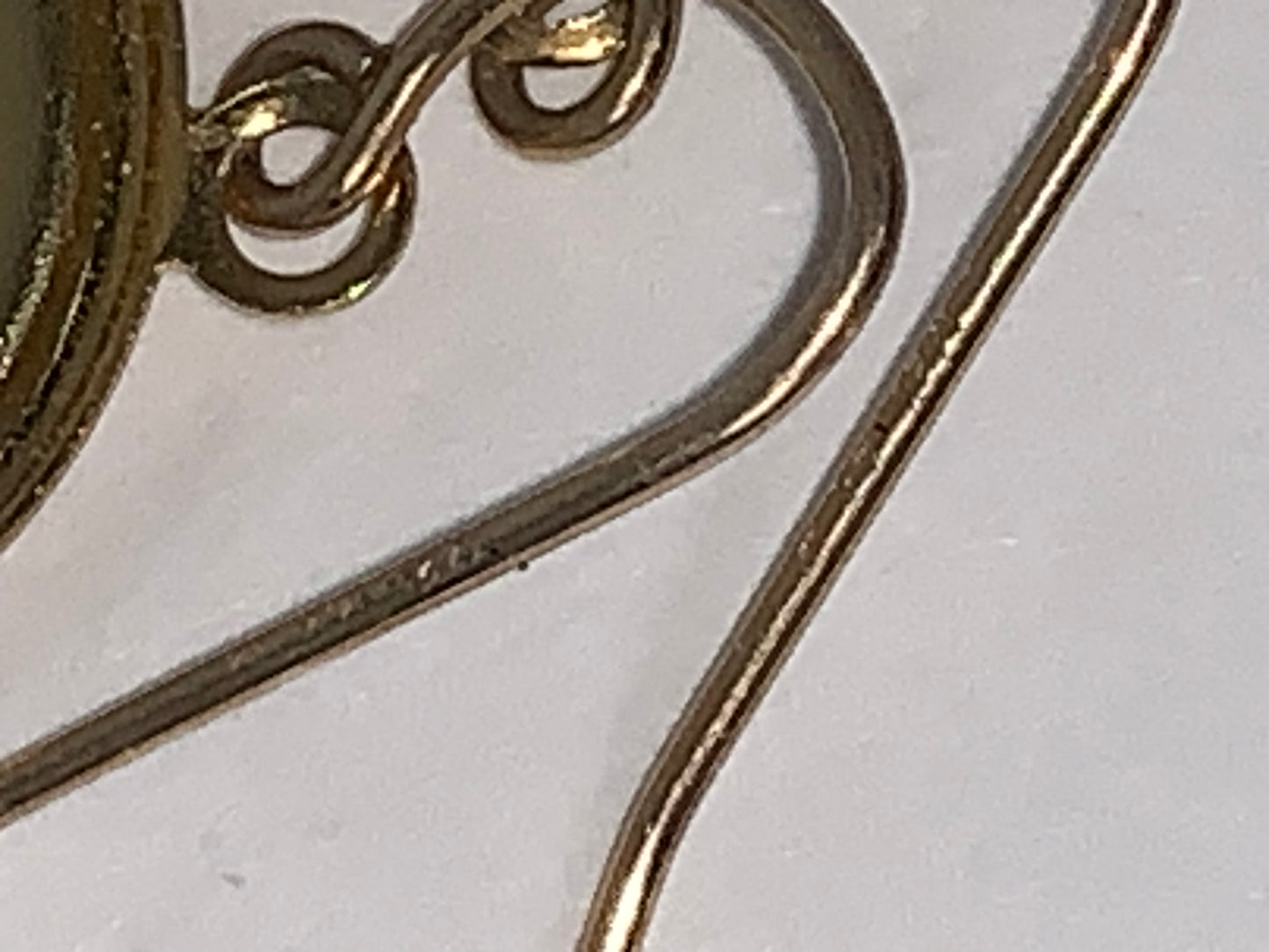 1/20 14Kt Gold Dangle Earrings