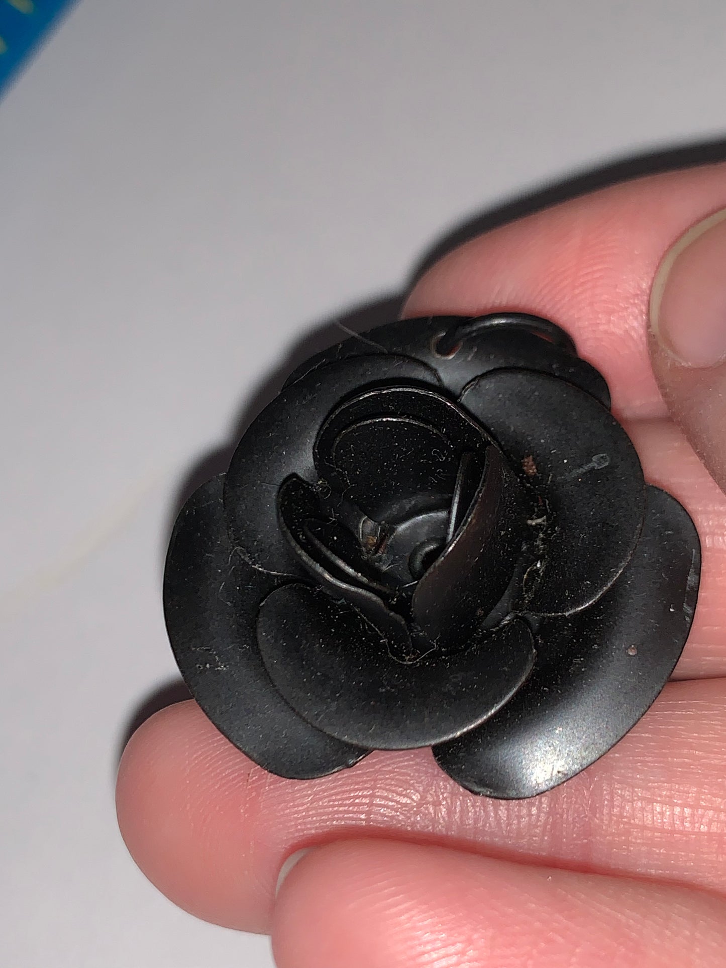 Black Rose Pendant