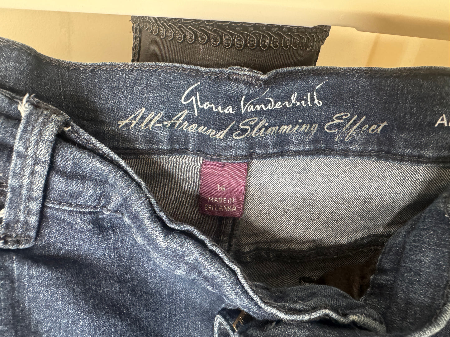 Blue Gloria Vanderbilt Long Shorts, Style Amanda, Size 16
