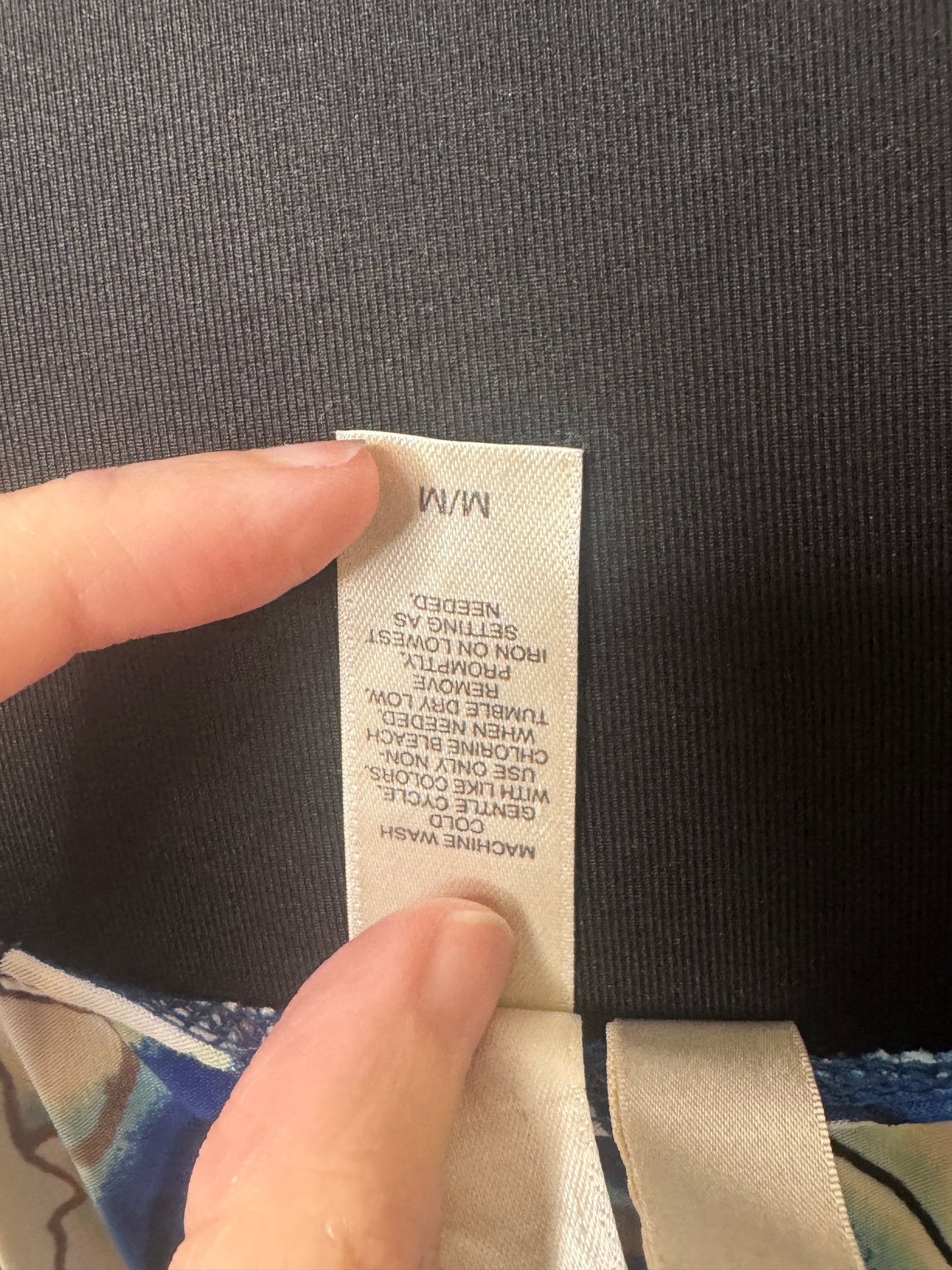 Blue and Deal Strappy Dress by Abrielle, Size Medium