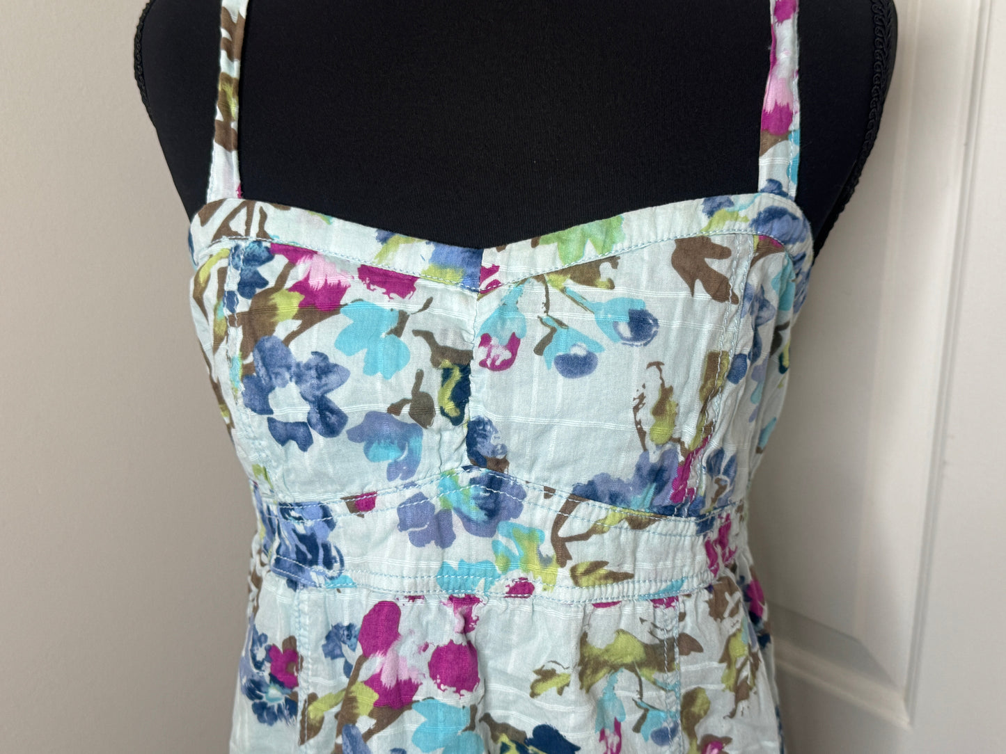 Floral Print Sun Dress by Garage, Size Medium
