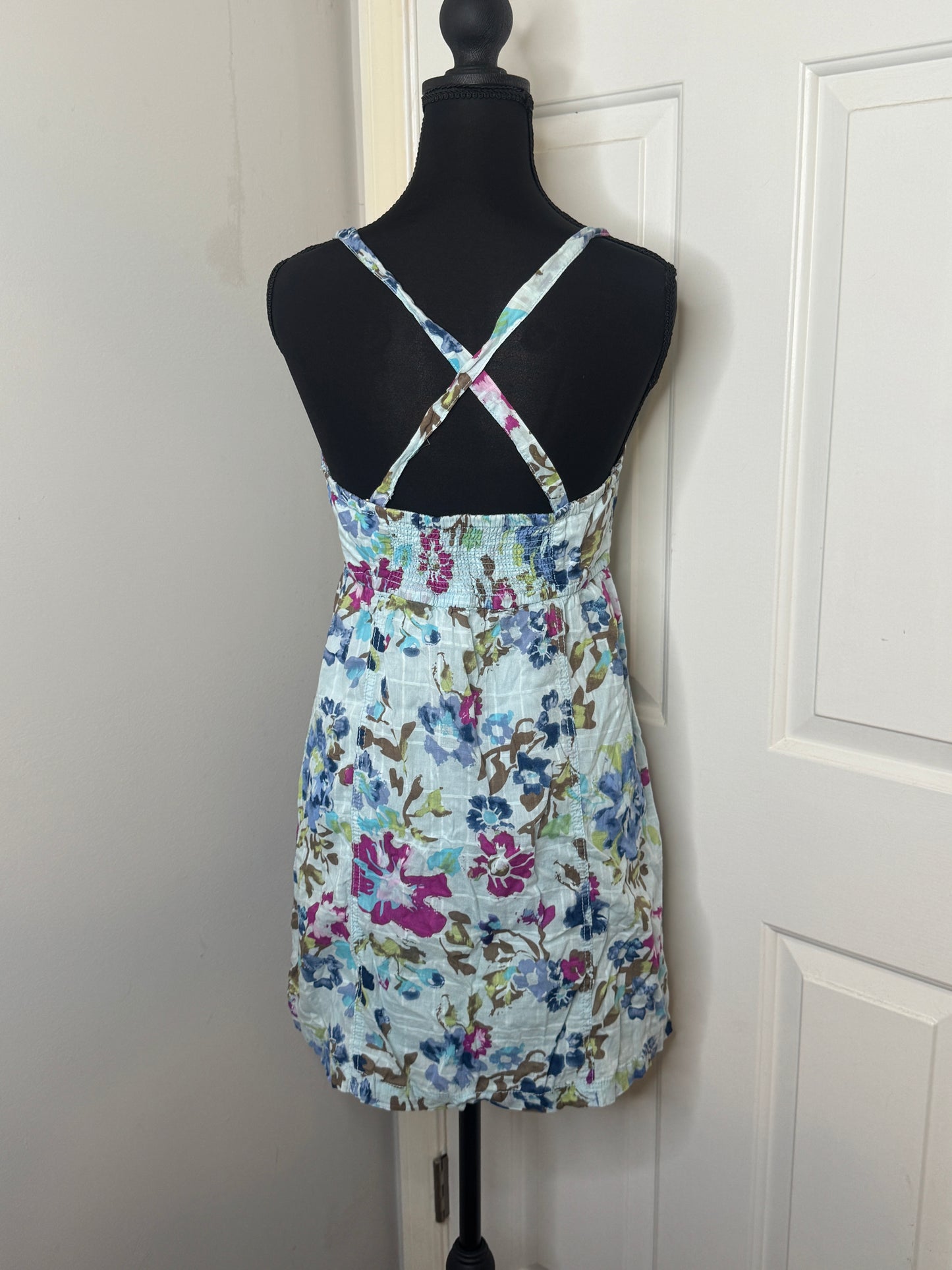 Floral Print Sun Dress by Garage, Size Medium