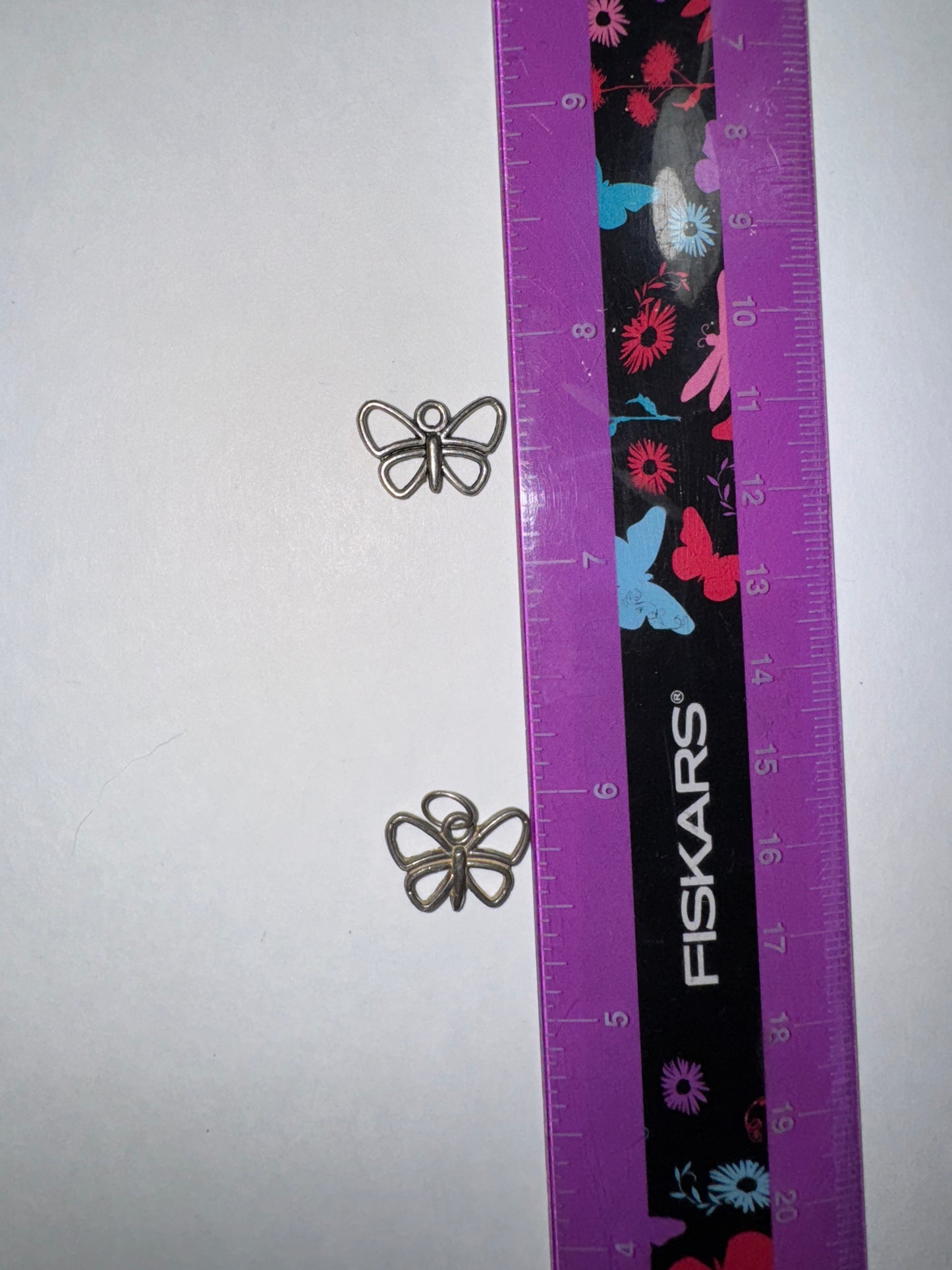 Sterling Silver Small Open Wing Butterfly Pendant