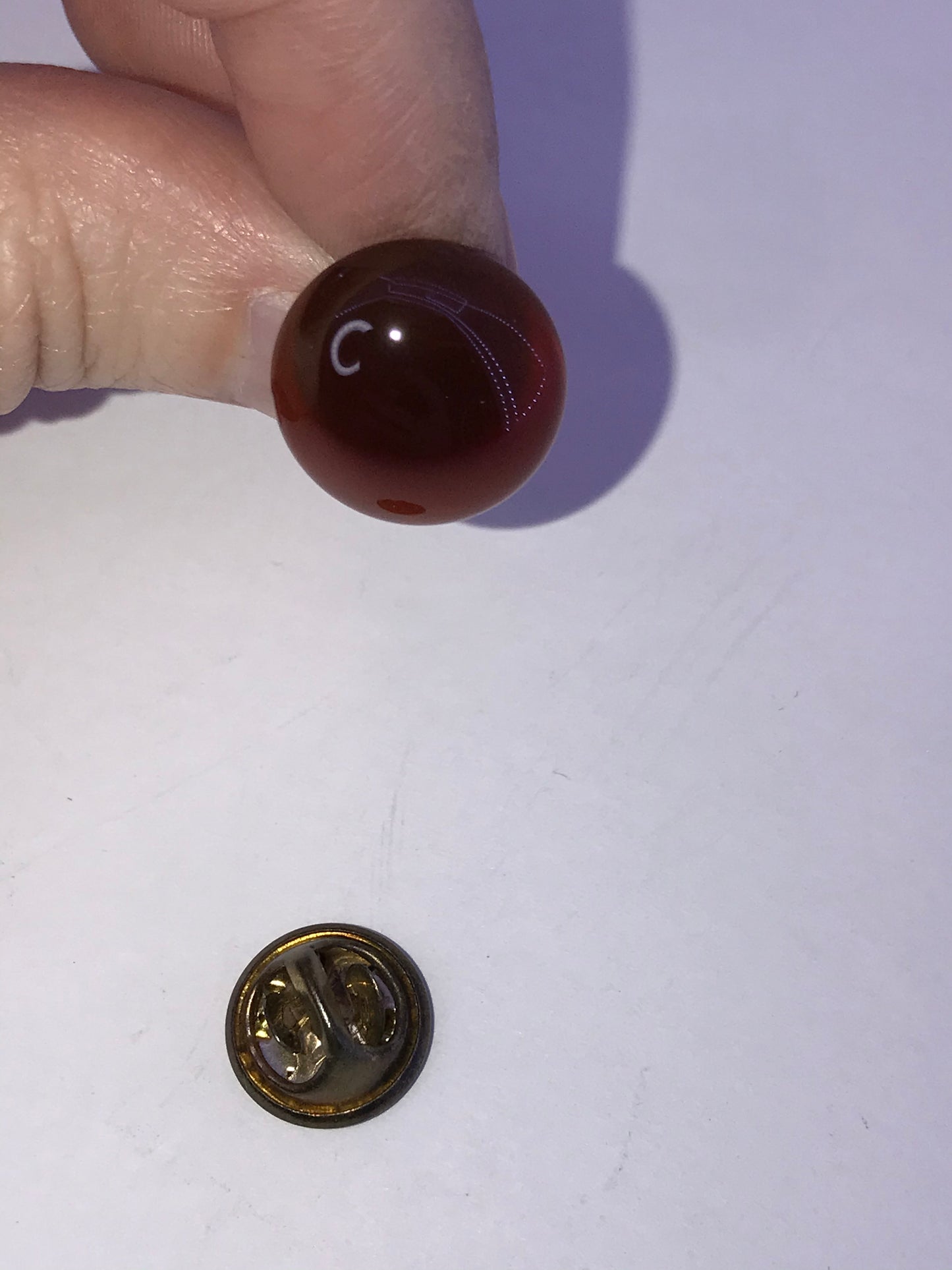 Carnelian Cabochon Pins