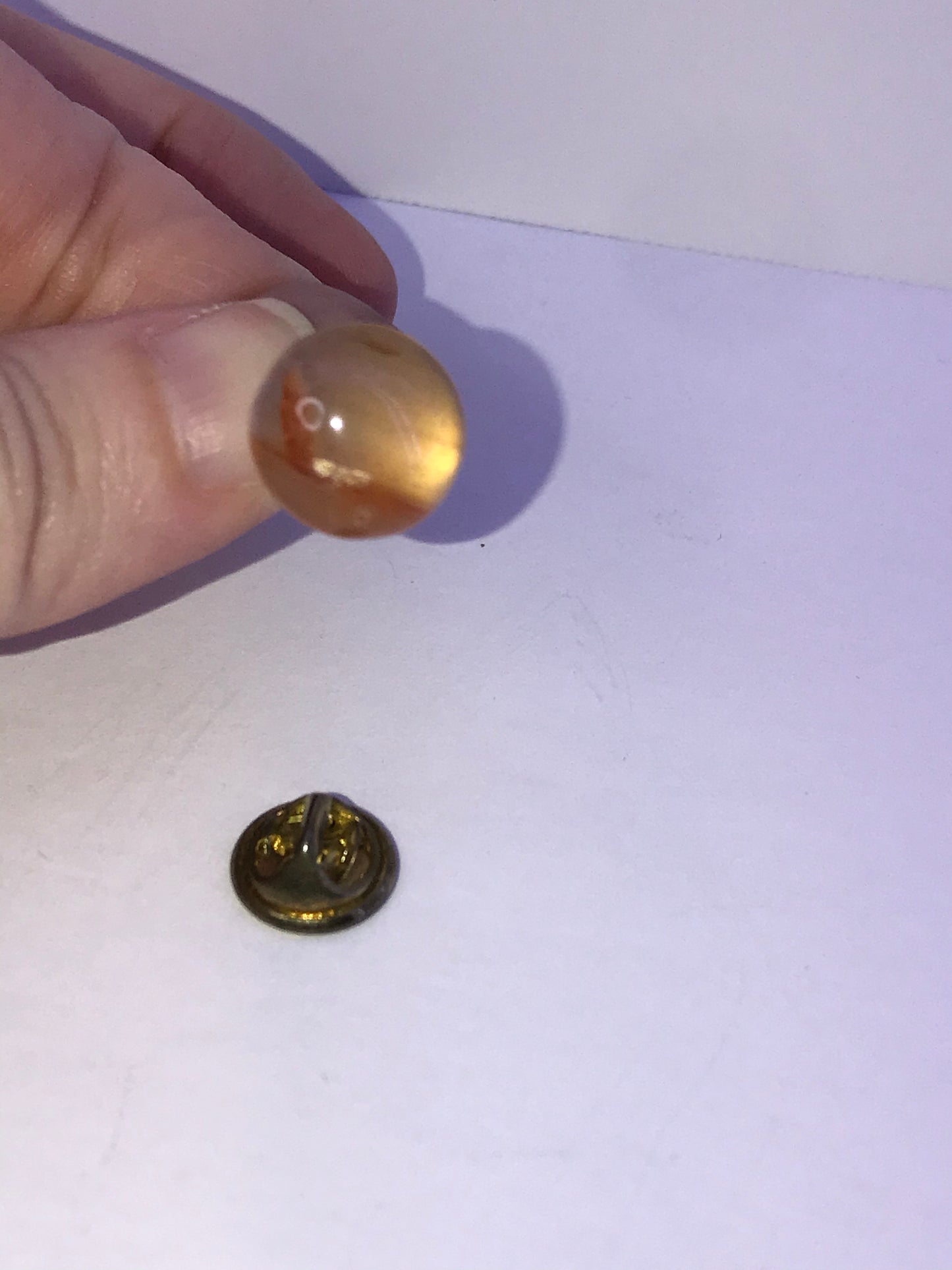 Carnelian Cabochon Pins