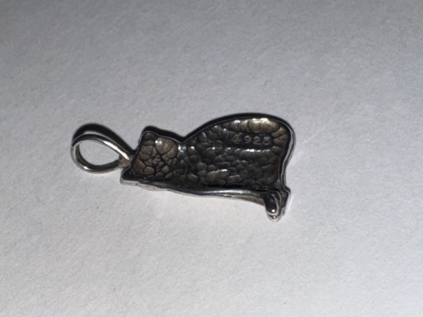 Sterling Silver Cute Cat Pendant