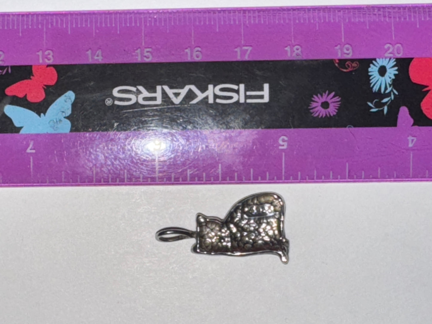 Sterling Silver Cute Cat Pendant
