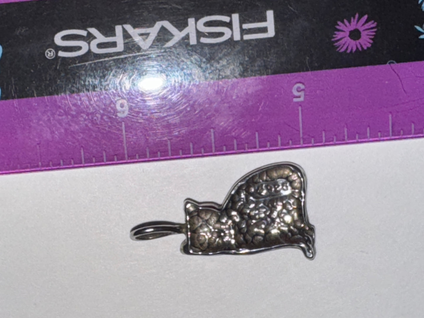 Sterling Silver Cute Cat Pendant
